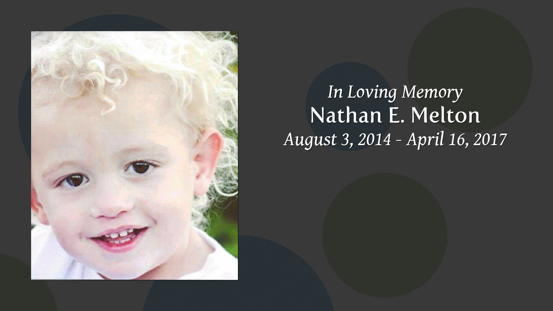 Nathan E. Melton - Tribute Video