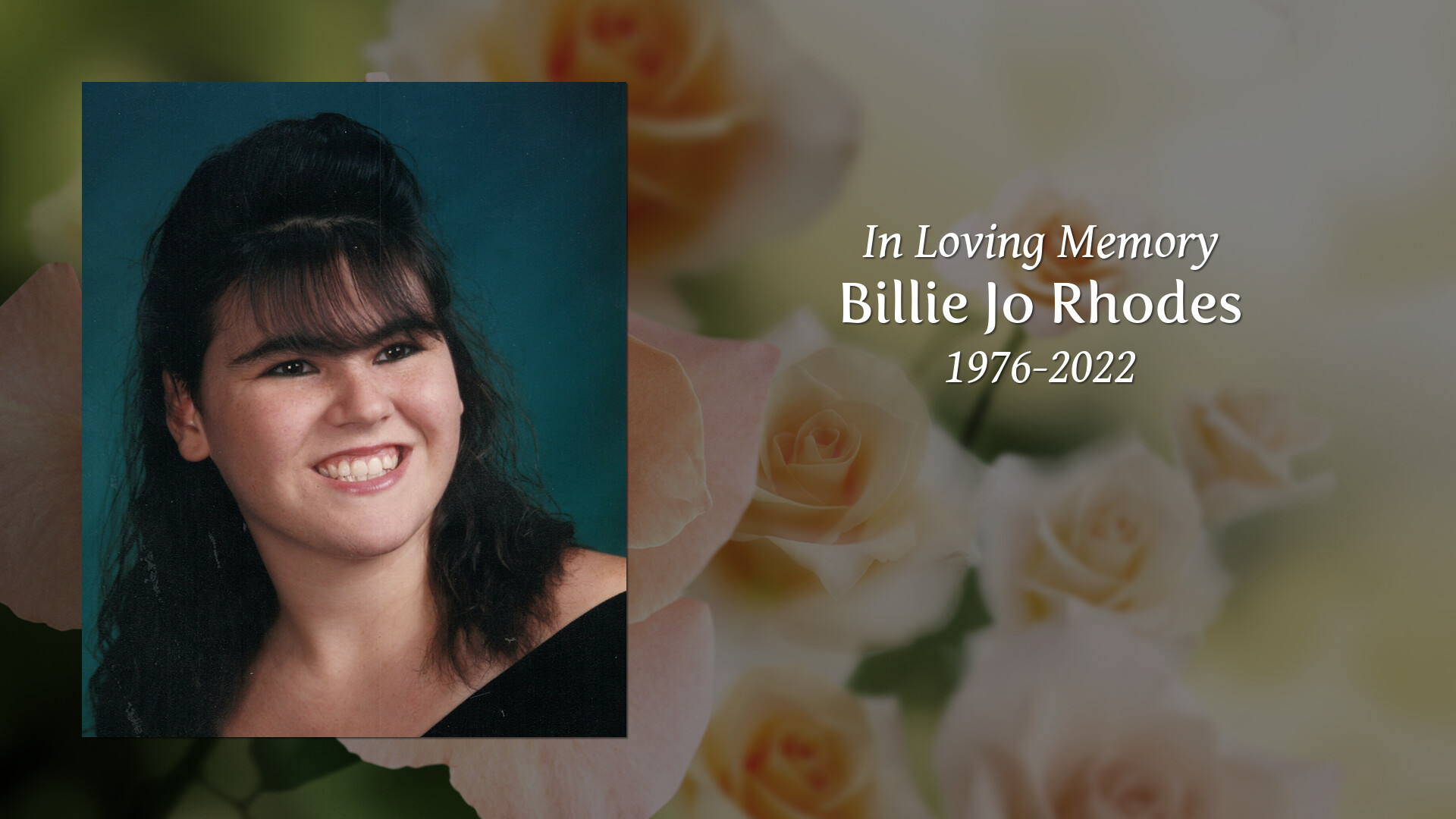 Billie Jo Rhodes - Tribute Video