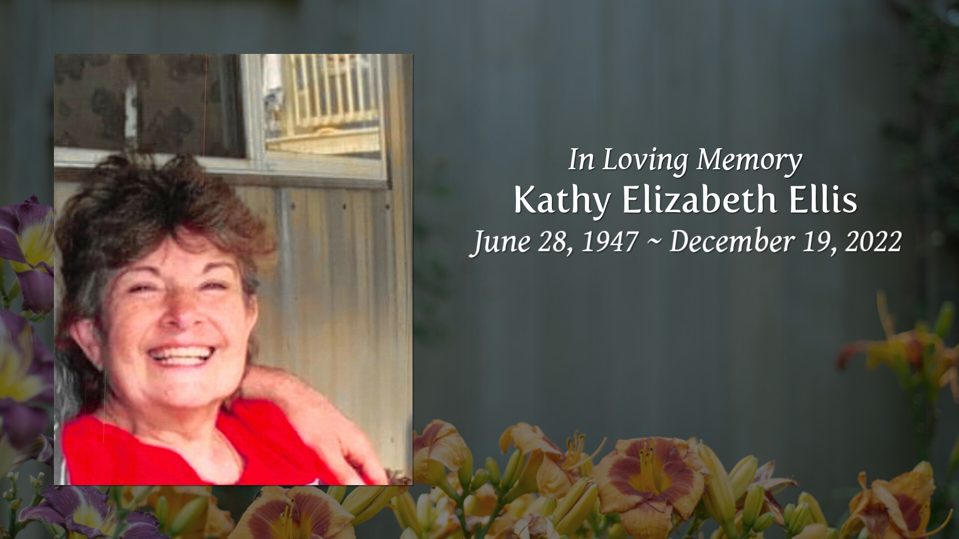 Kathy Elizabeth Ellis - Tribute Video