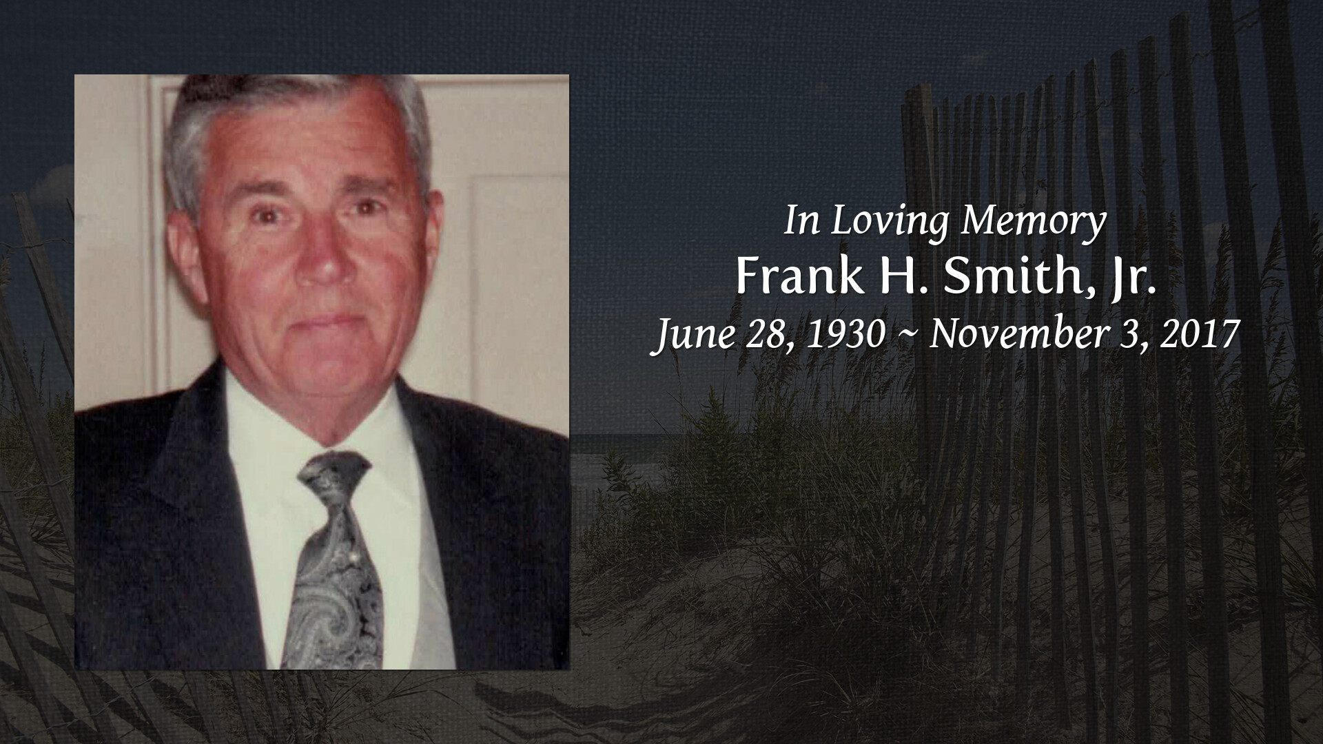 Frank H. Smith, Jr. - Tribute Video