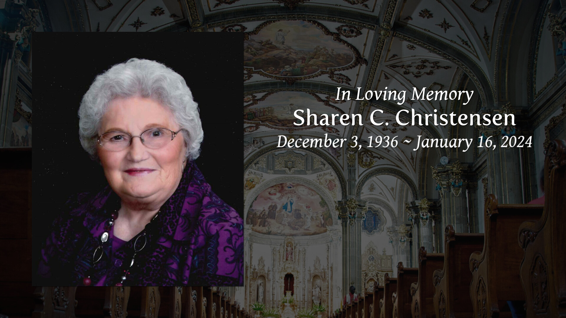 Sharen C. Christensen - Tribute Video