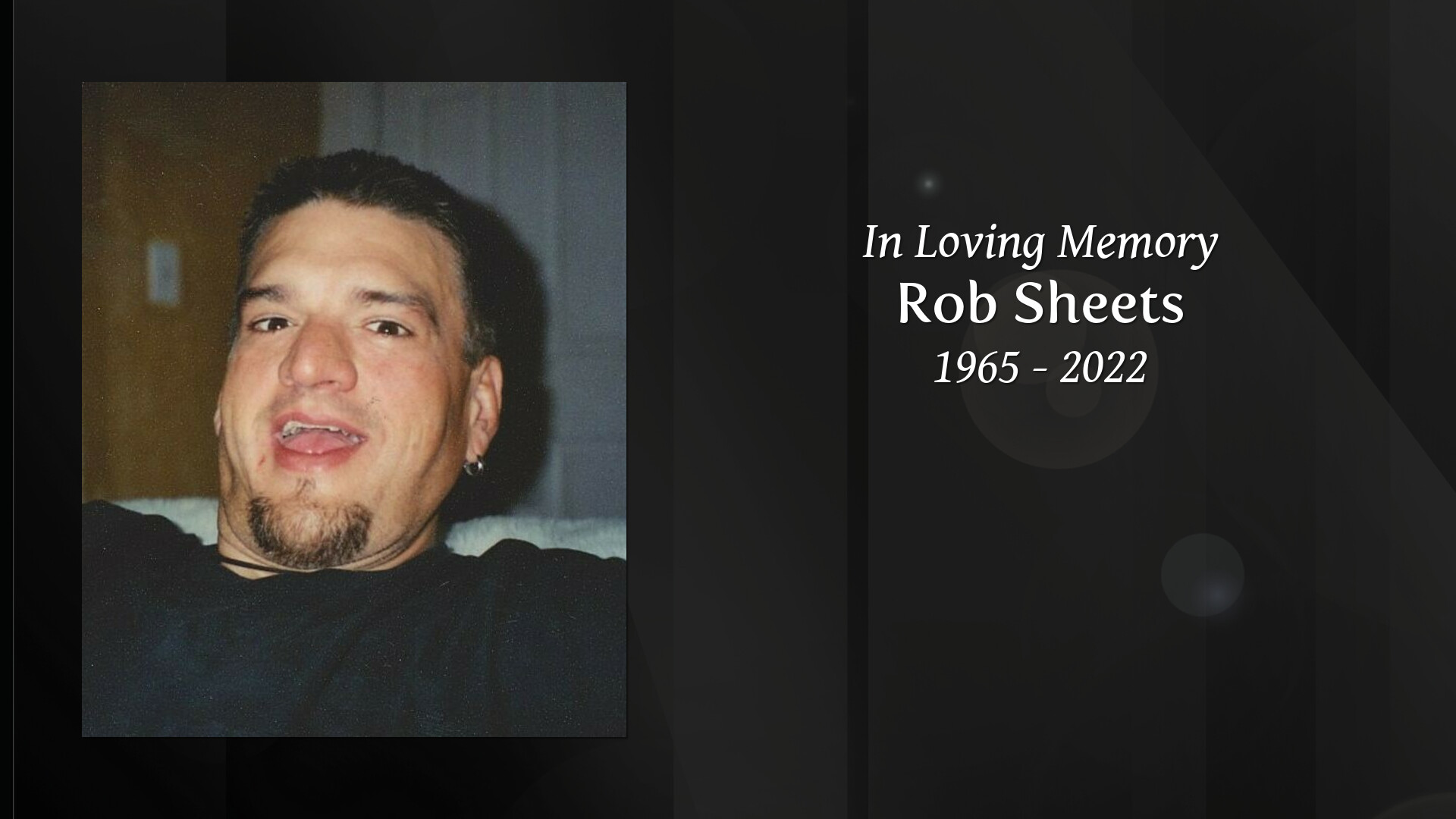 Rob Sheets - Tribute Video