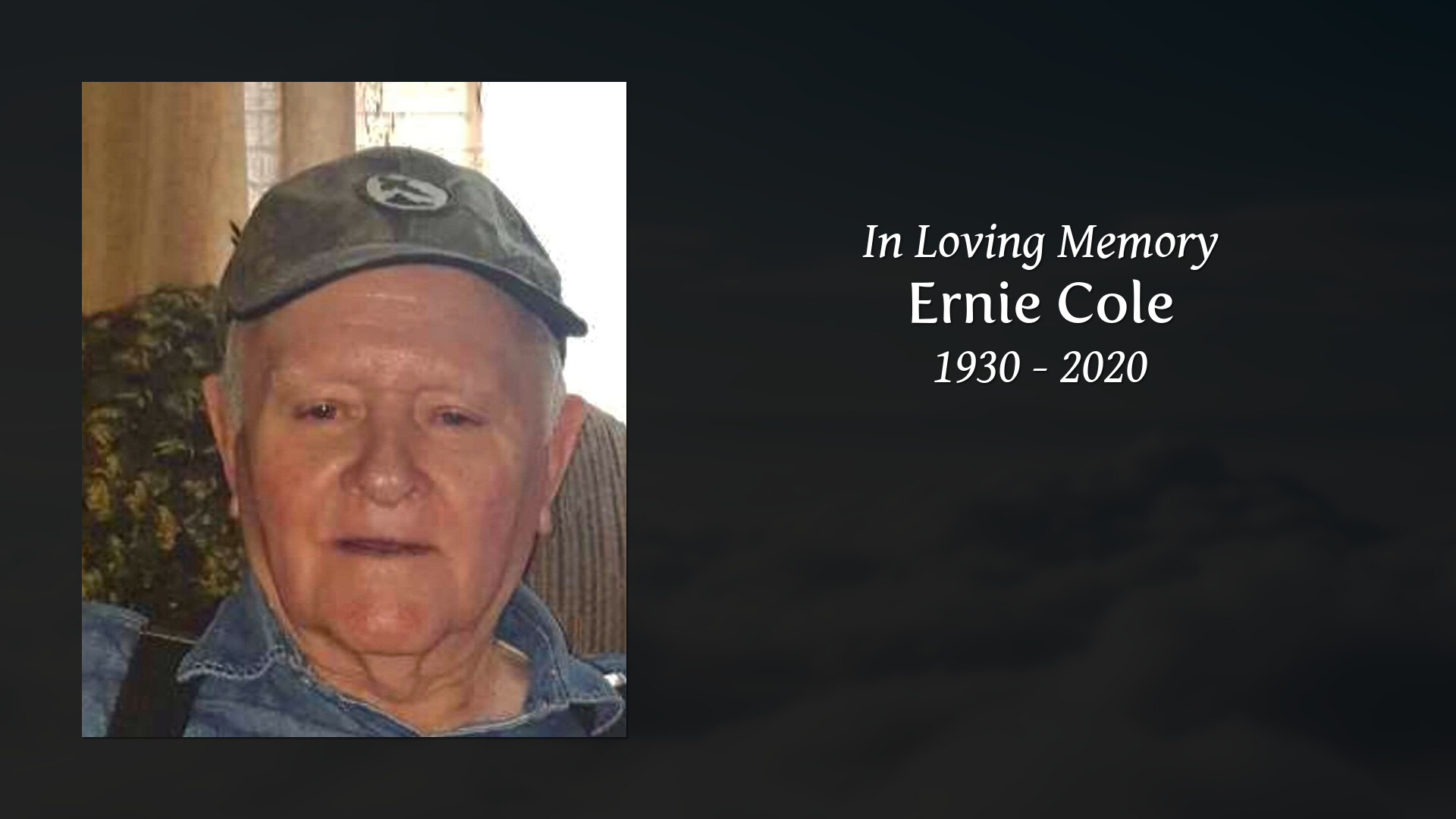 Ernie Cole - Tribute Video