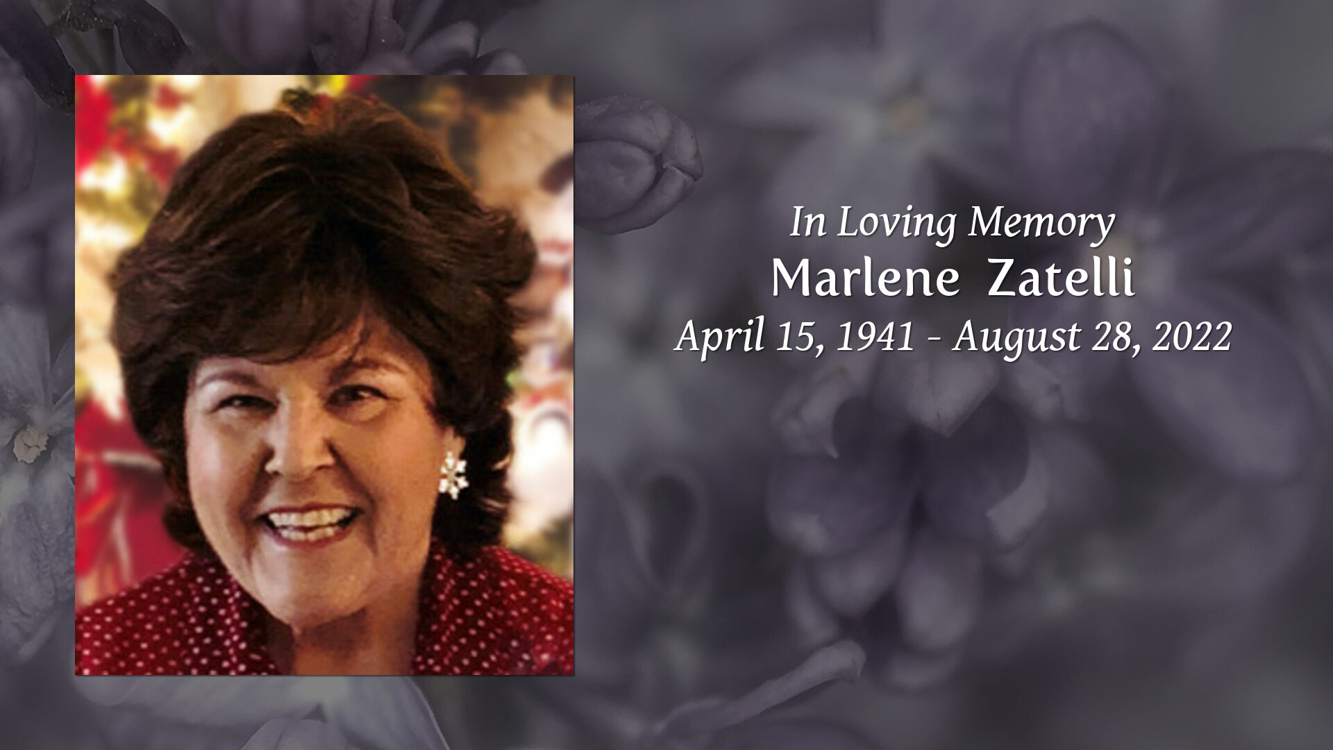 Marlene Zatelli - Tribute Video