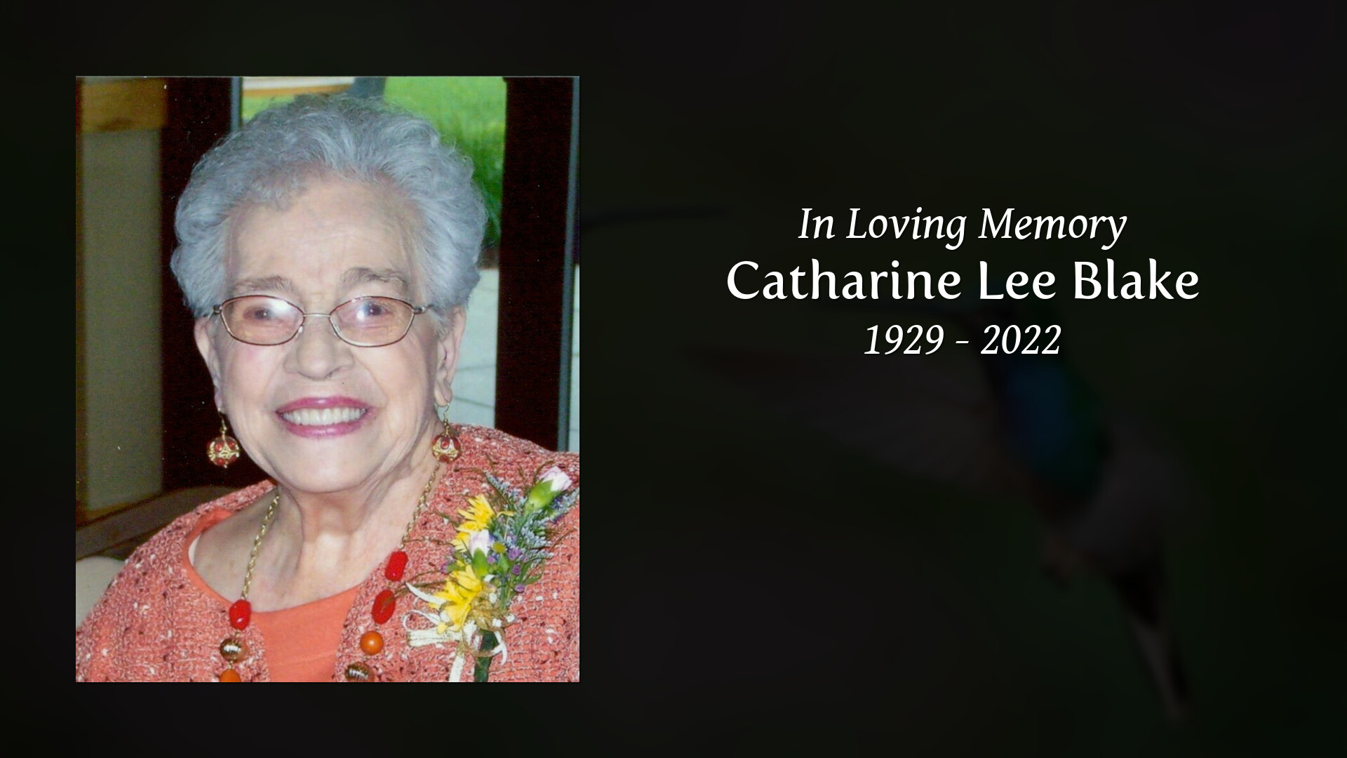 Catharine Lee Blake - Tribute Video