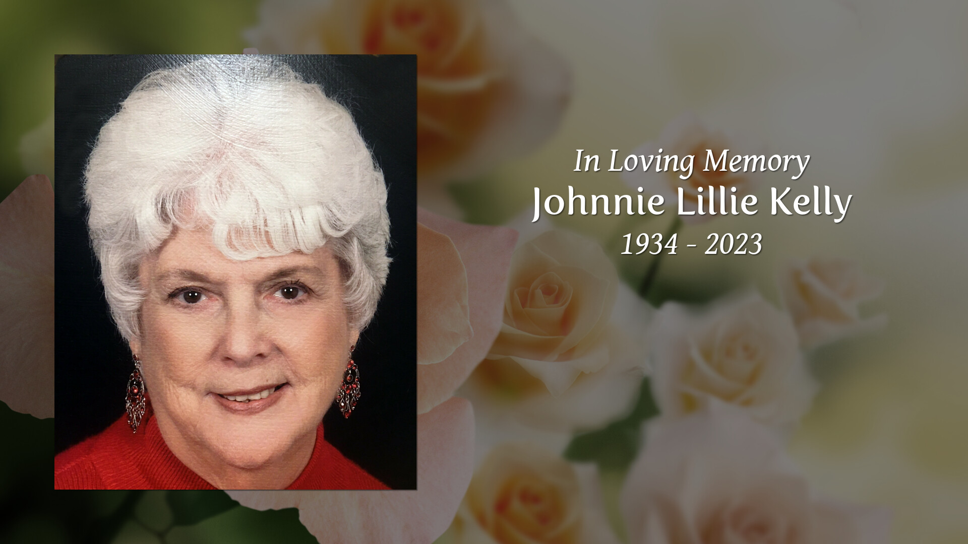 Johnnie Lillie Kelly - Tribute Video