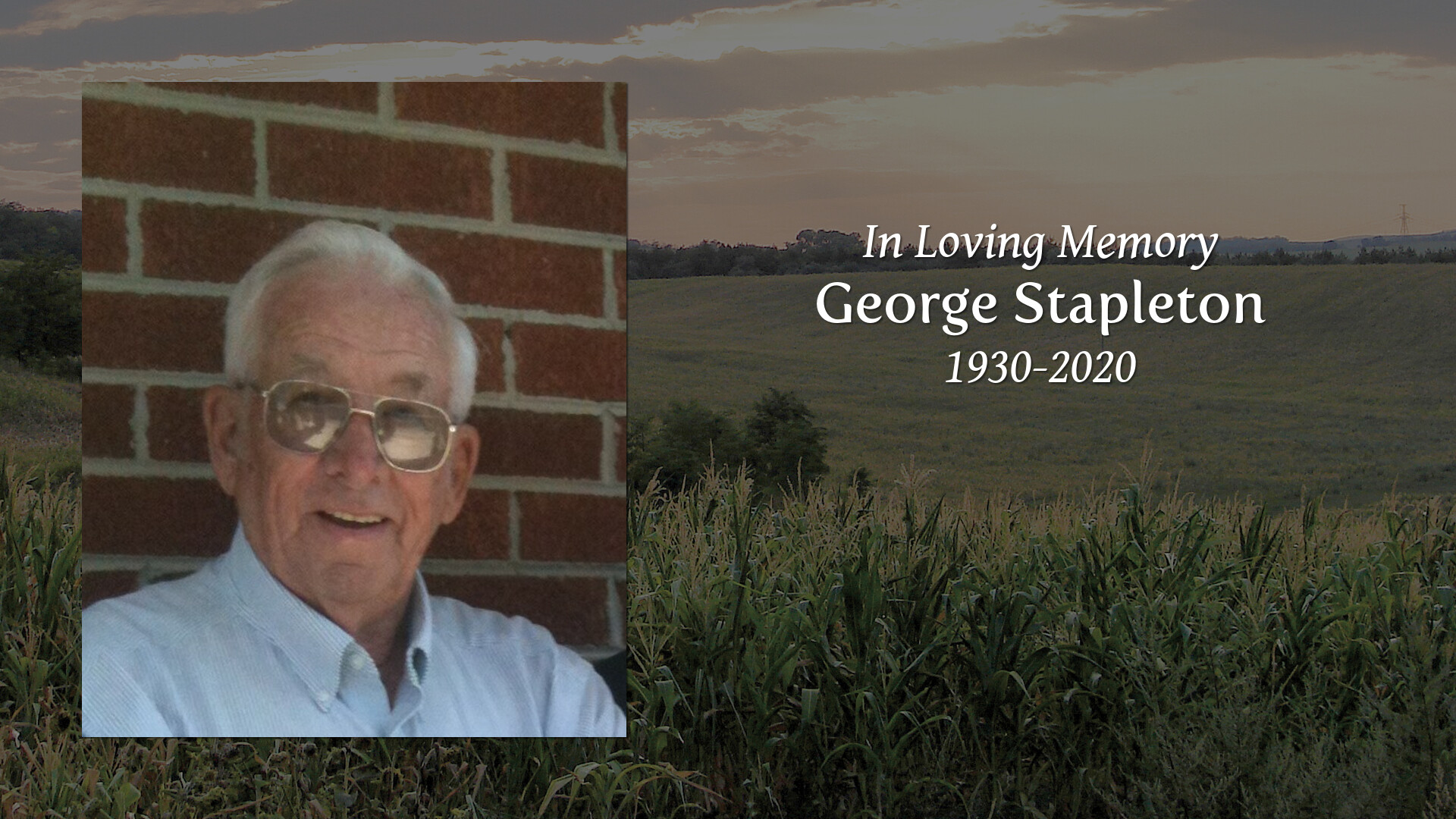 George Stapleton - Tribute Video