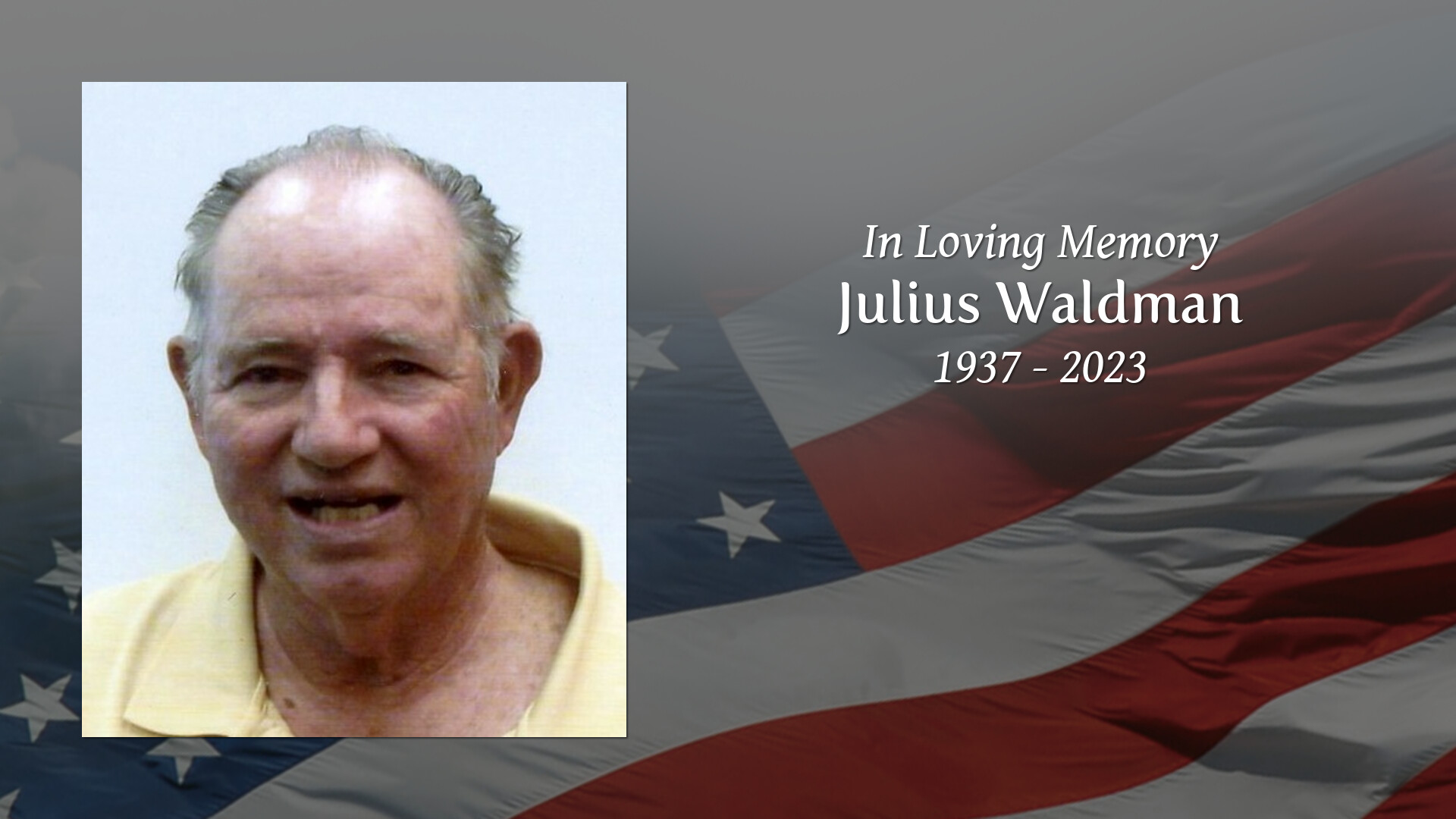 Julius Waldman - Tribute Video