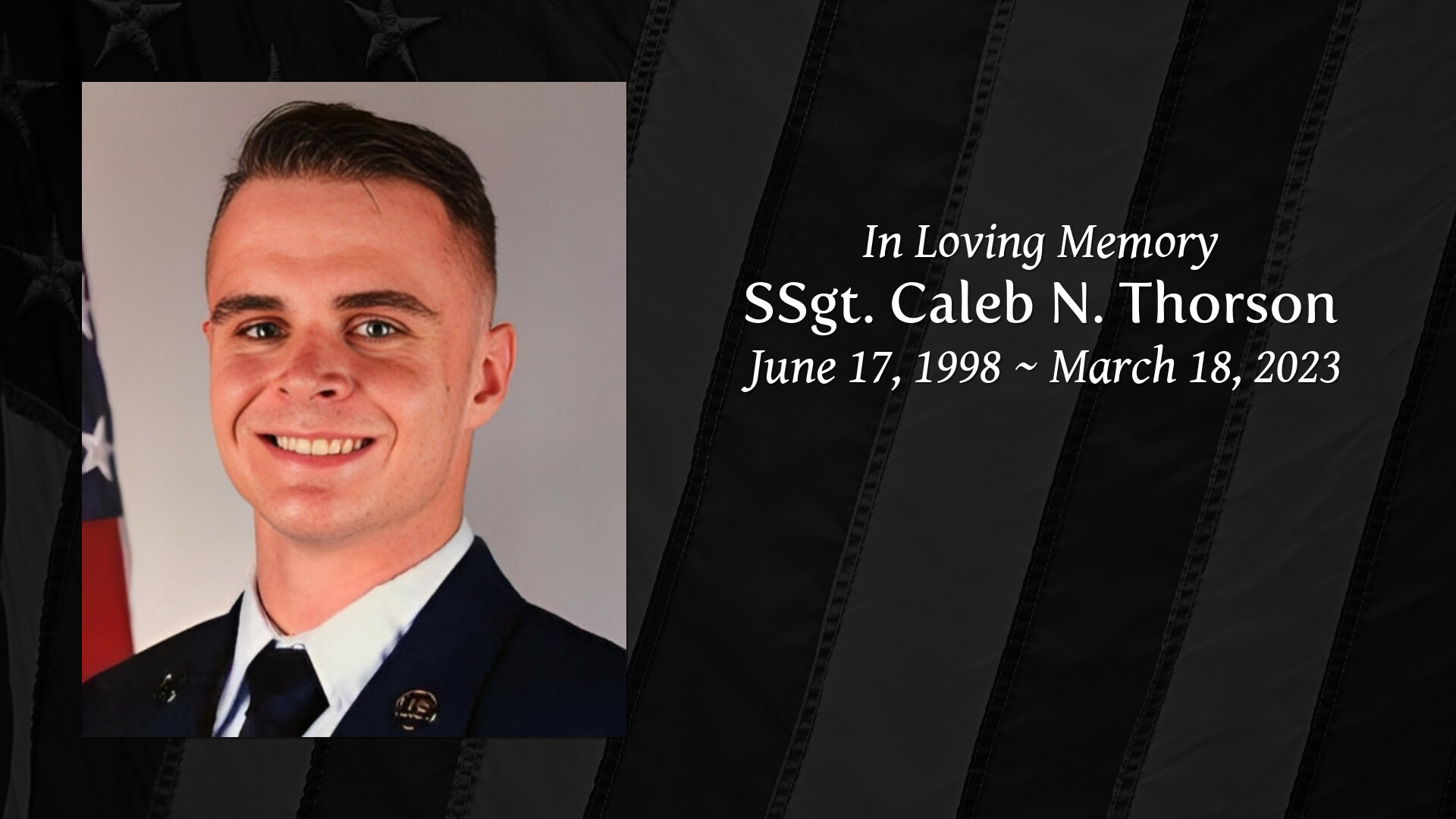 SSgt. Caleb N. Thorson Tribute Video