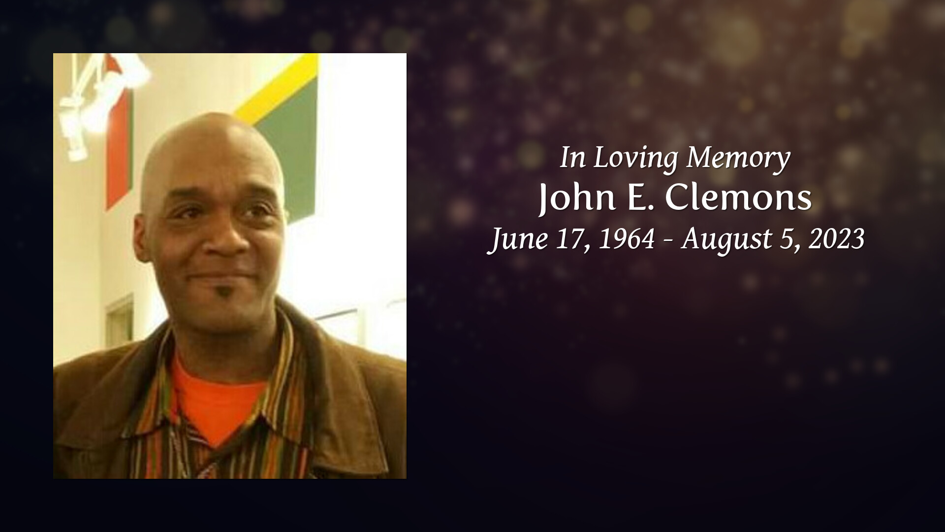 John E. Clemons - Tribute Video