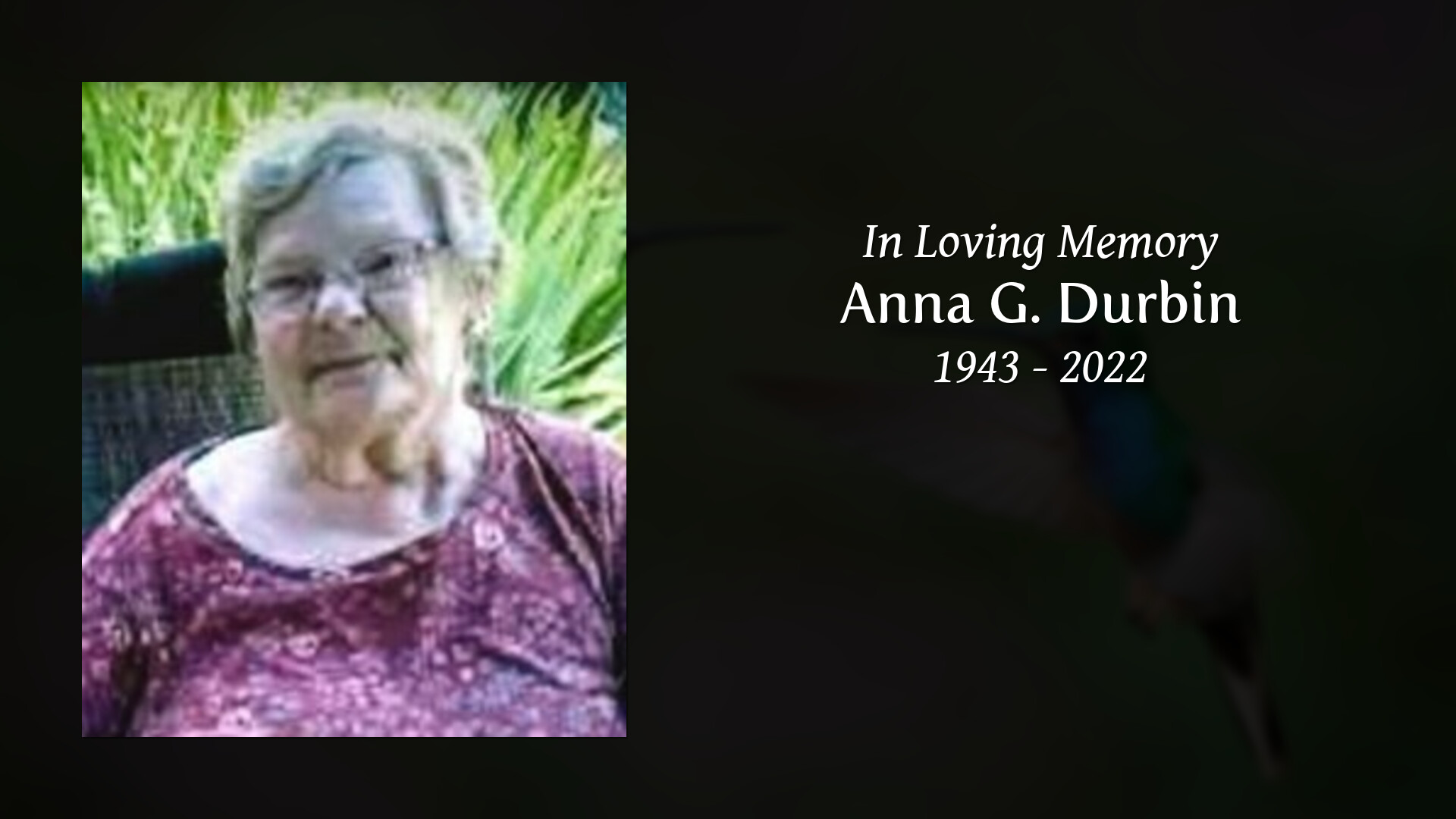 Anna G. Durbin - Tribute Video