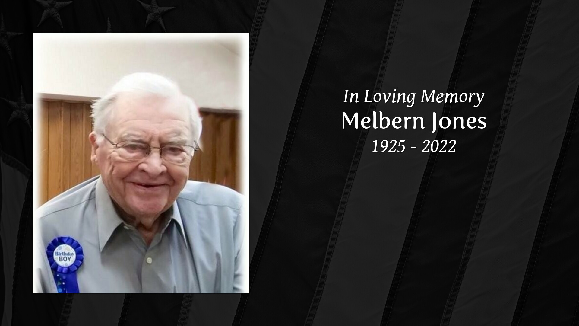 Melbern Jones - Tribute Video