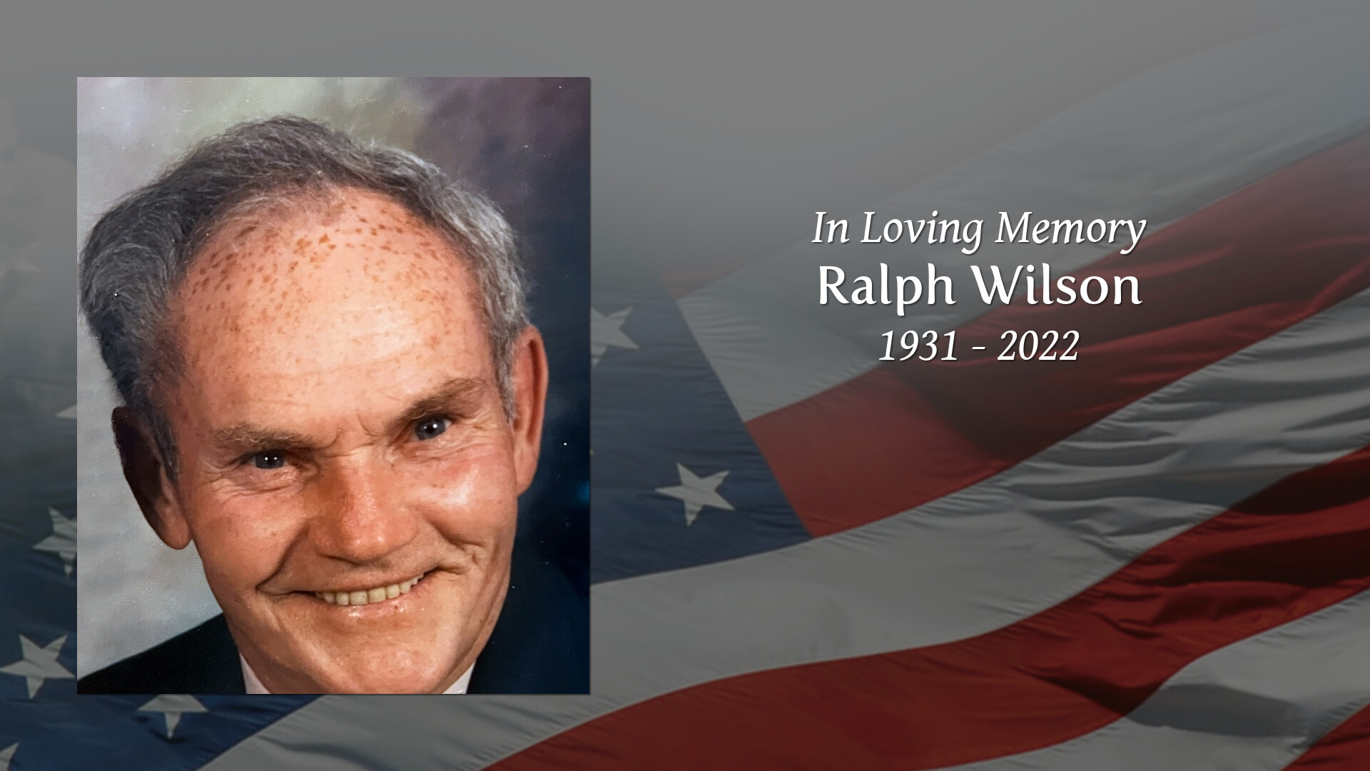 Ralph Wilson - Tribute Video