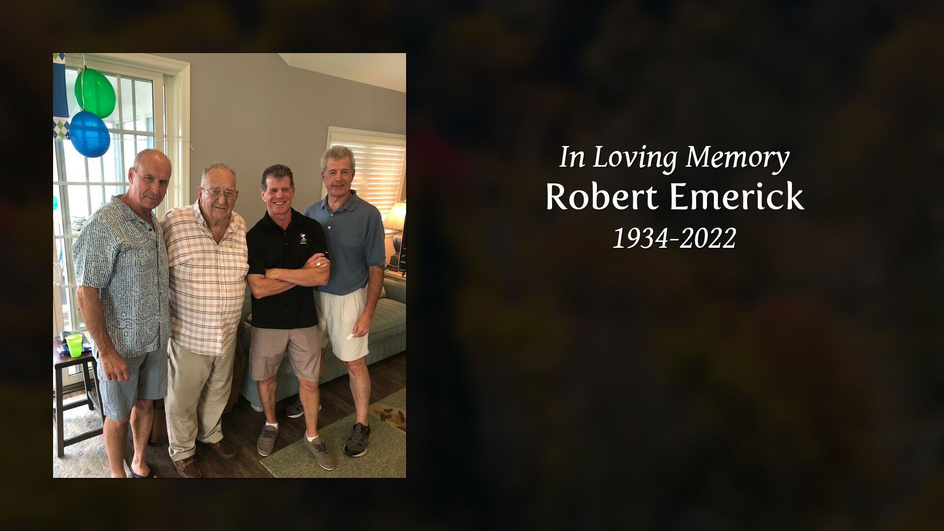 Robert Emerick - Tribute Video