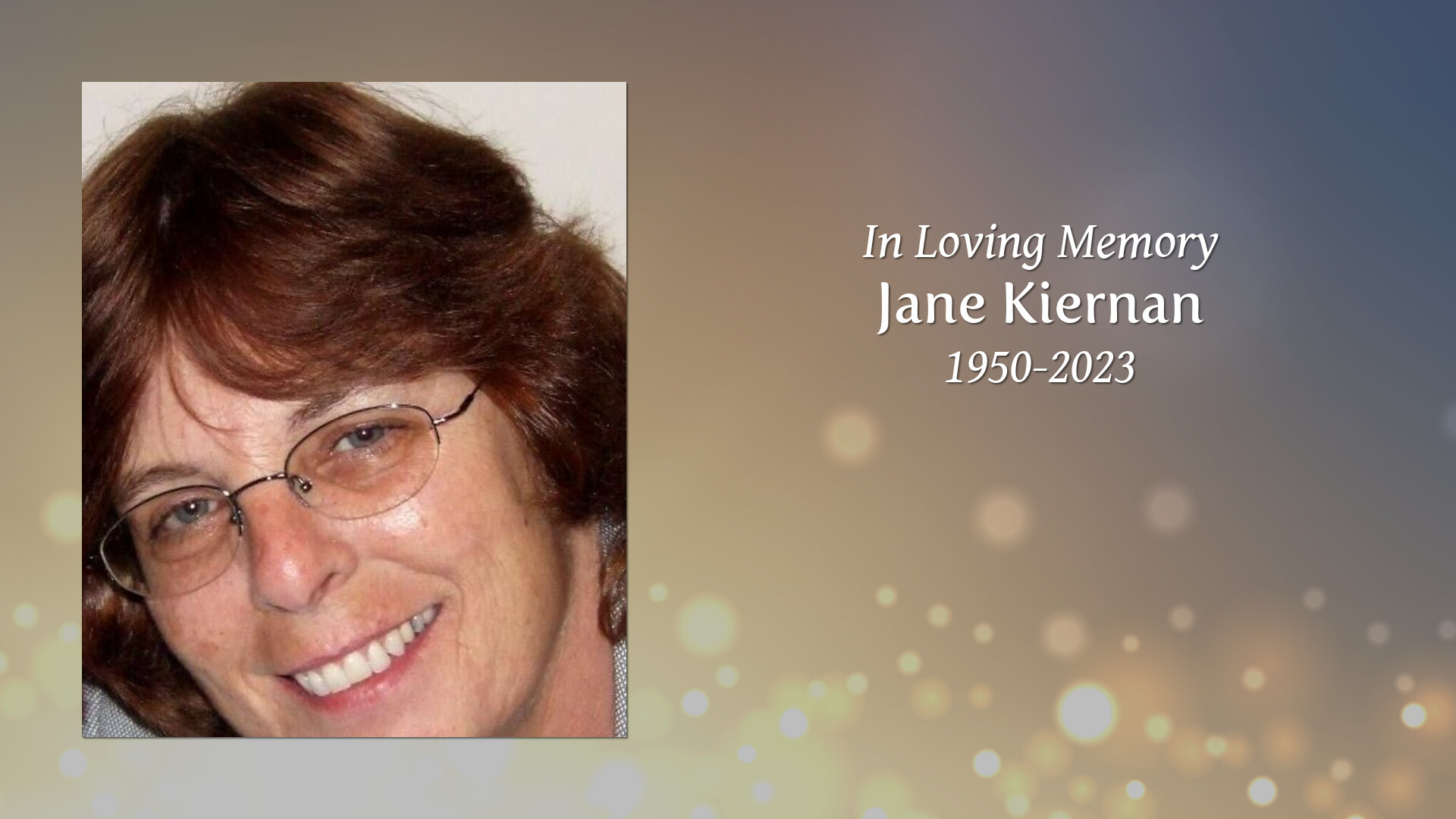 Jane Kiernan - Tribute Video