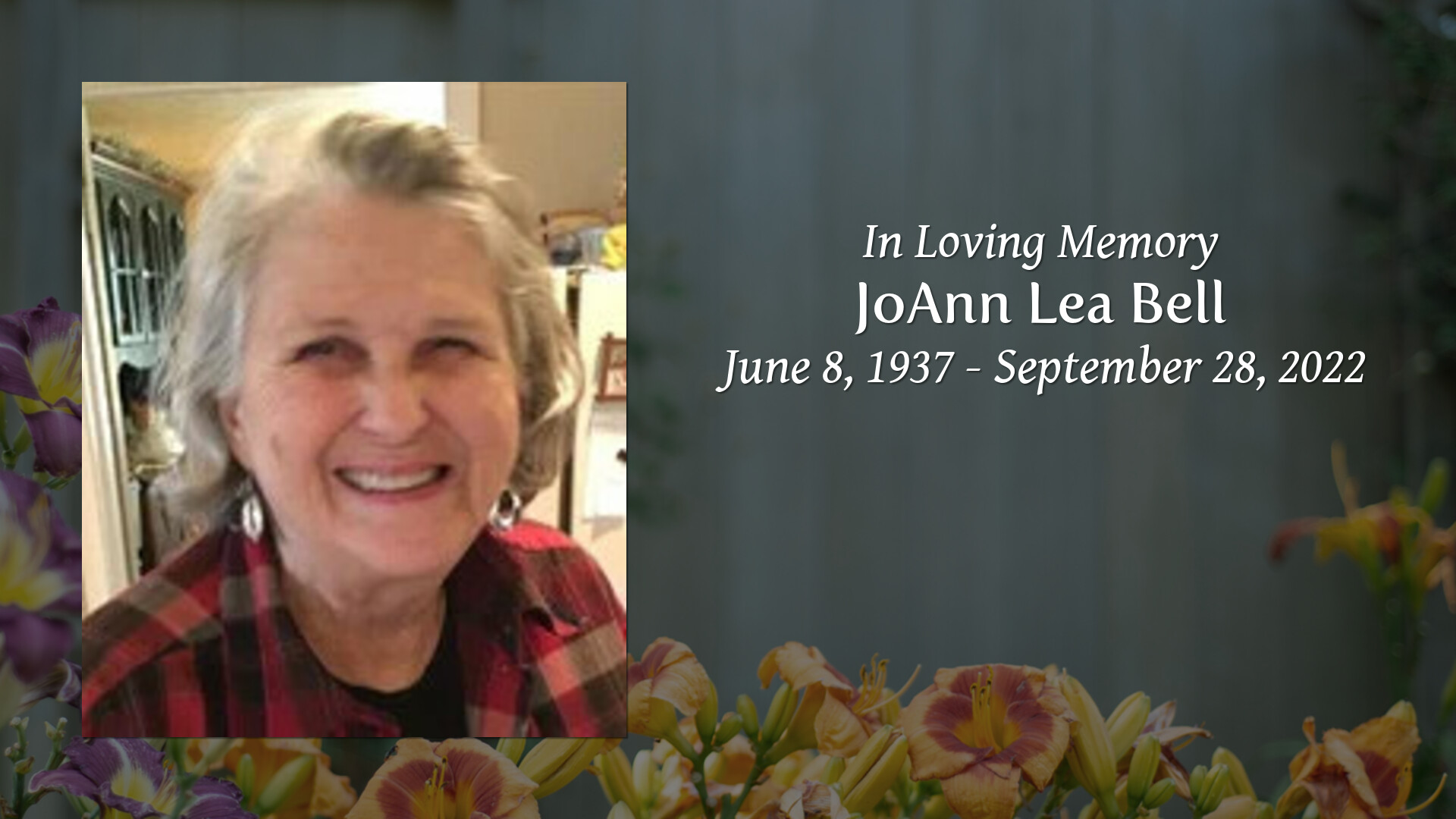 JoAnn Lea Bell - Tribute Video