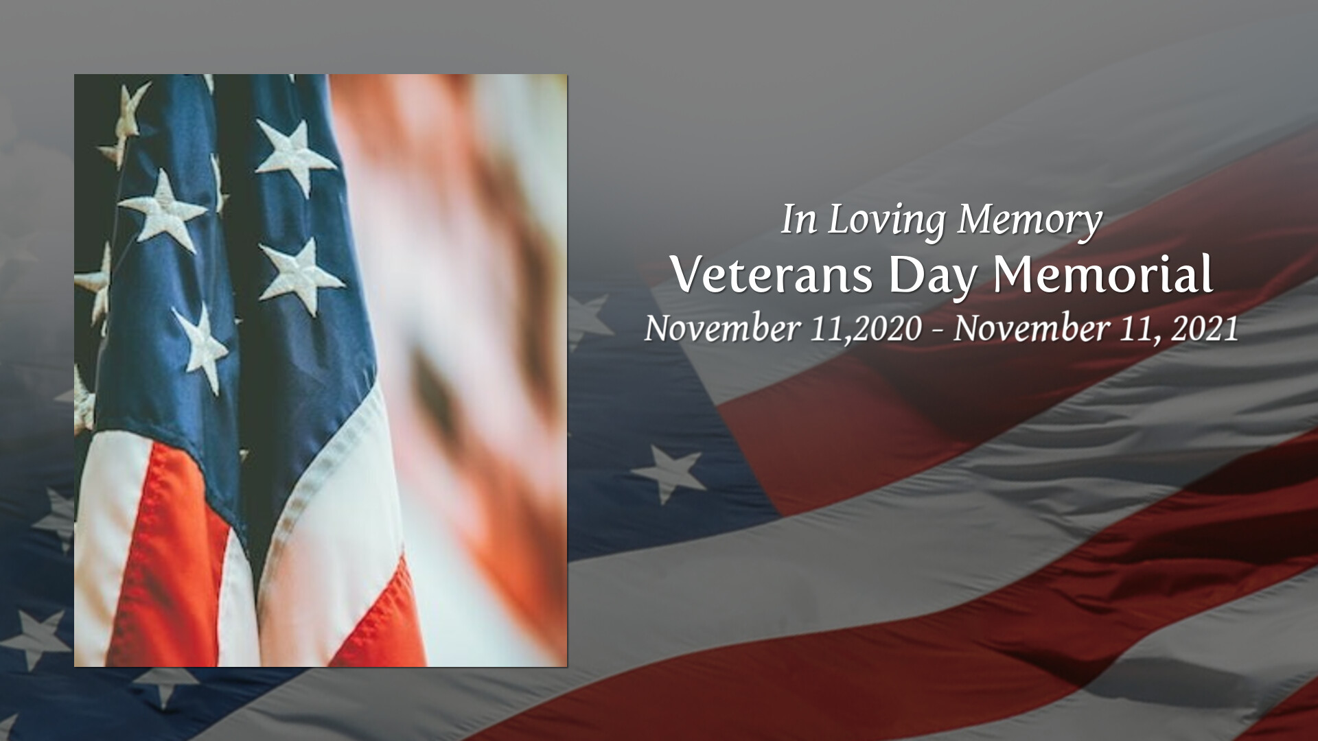 Veterans Day Memorial Tribute Video
