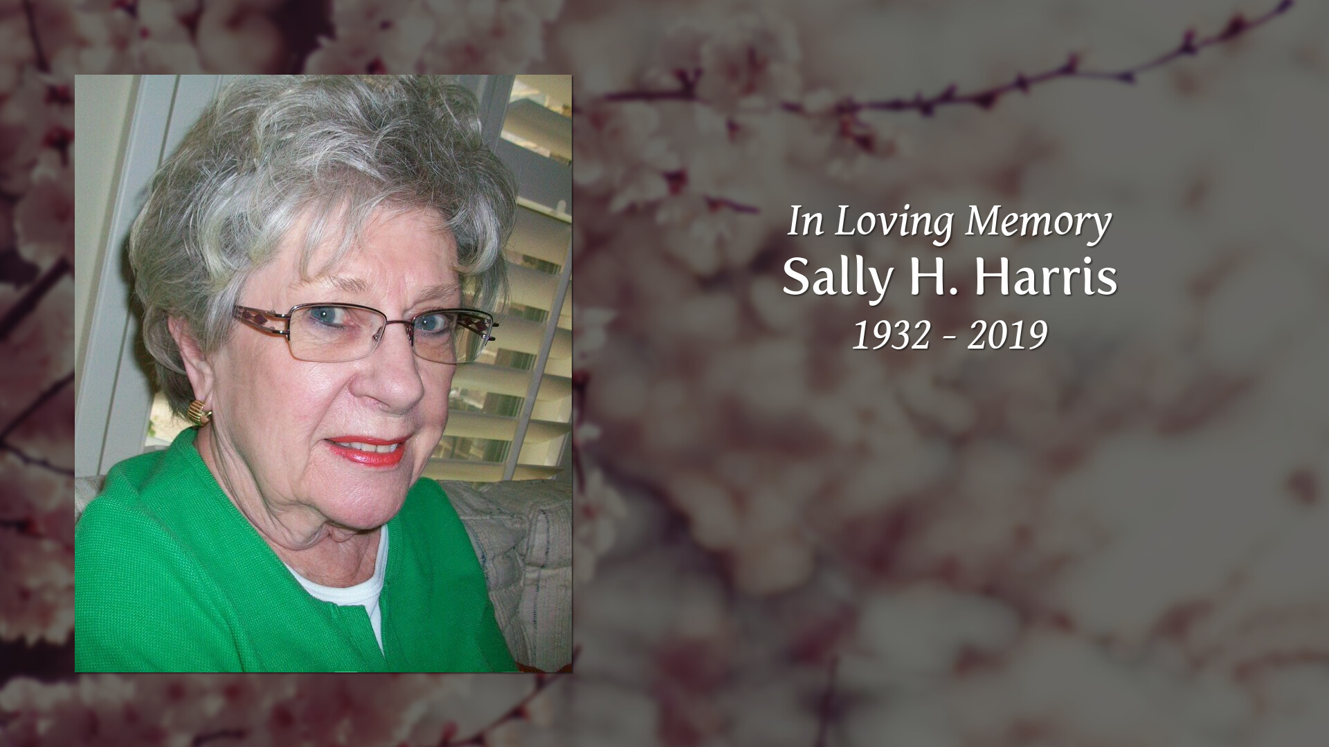 Sally H. Harris - Tribute Video