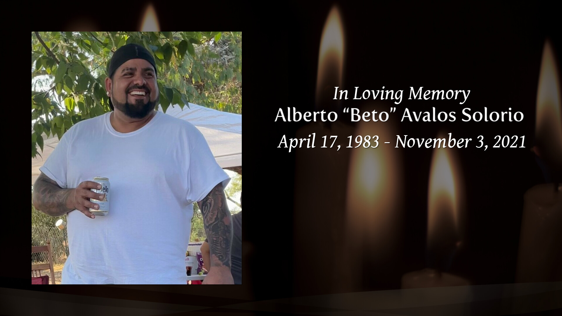 Alberto “Beto” Avalos Solorio - Tribute Video