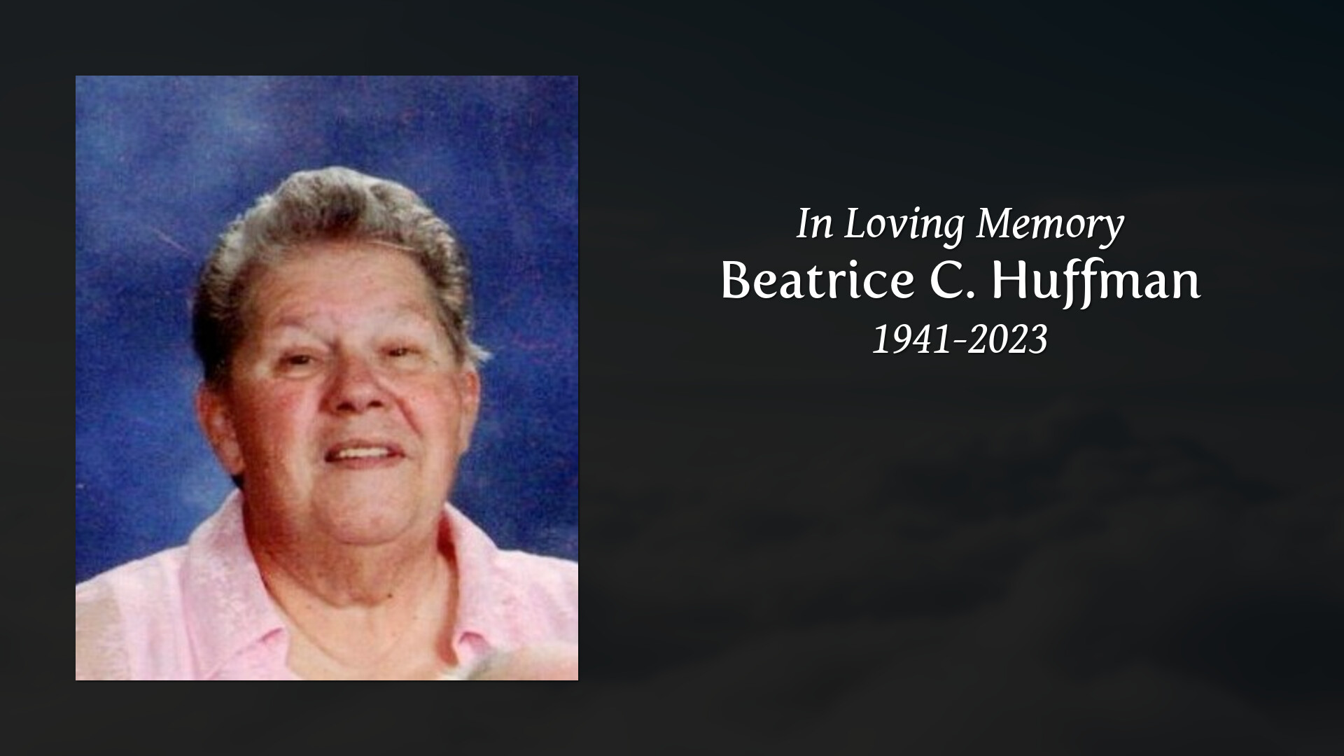 Beatrice C. Huffman Tribute Video