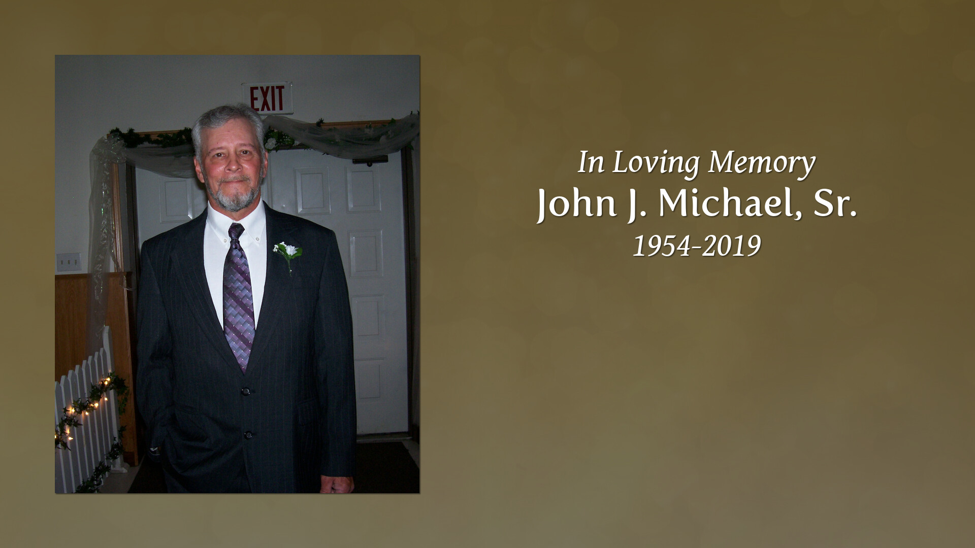 John J. Michael, Sr. Tribute Video