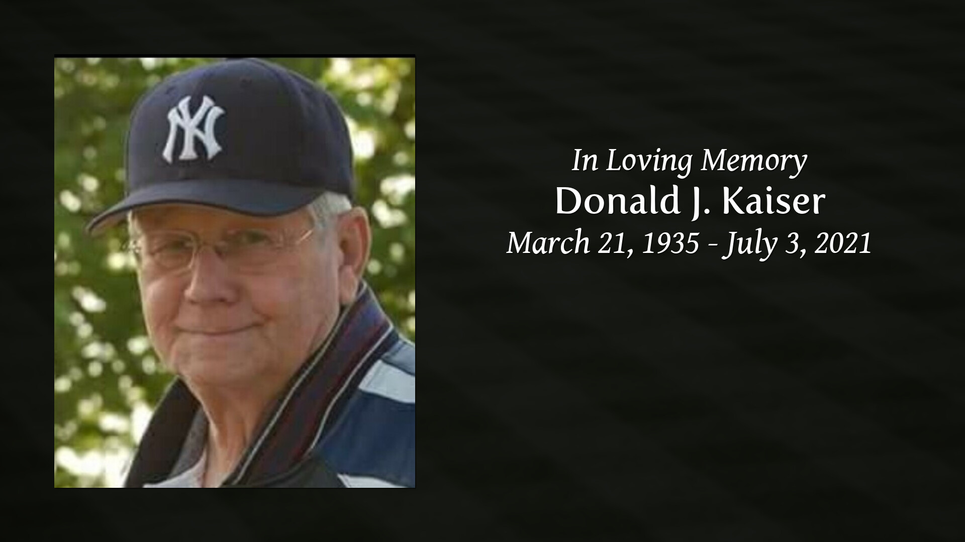 Donald J. Kaiser Tribute Video