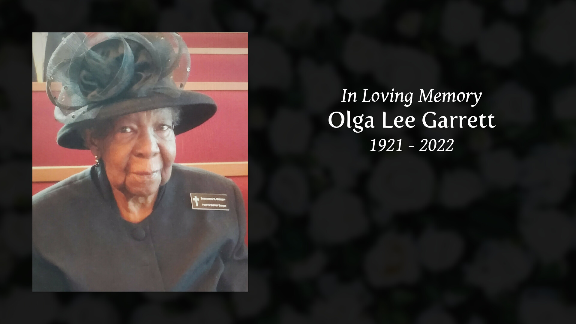 Olga Lee Garrett Tribute Video