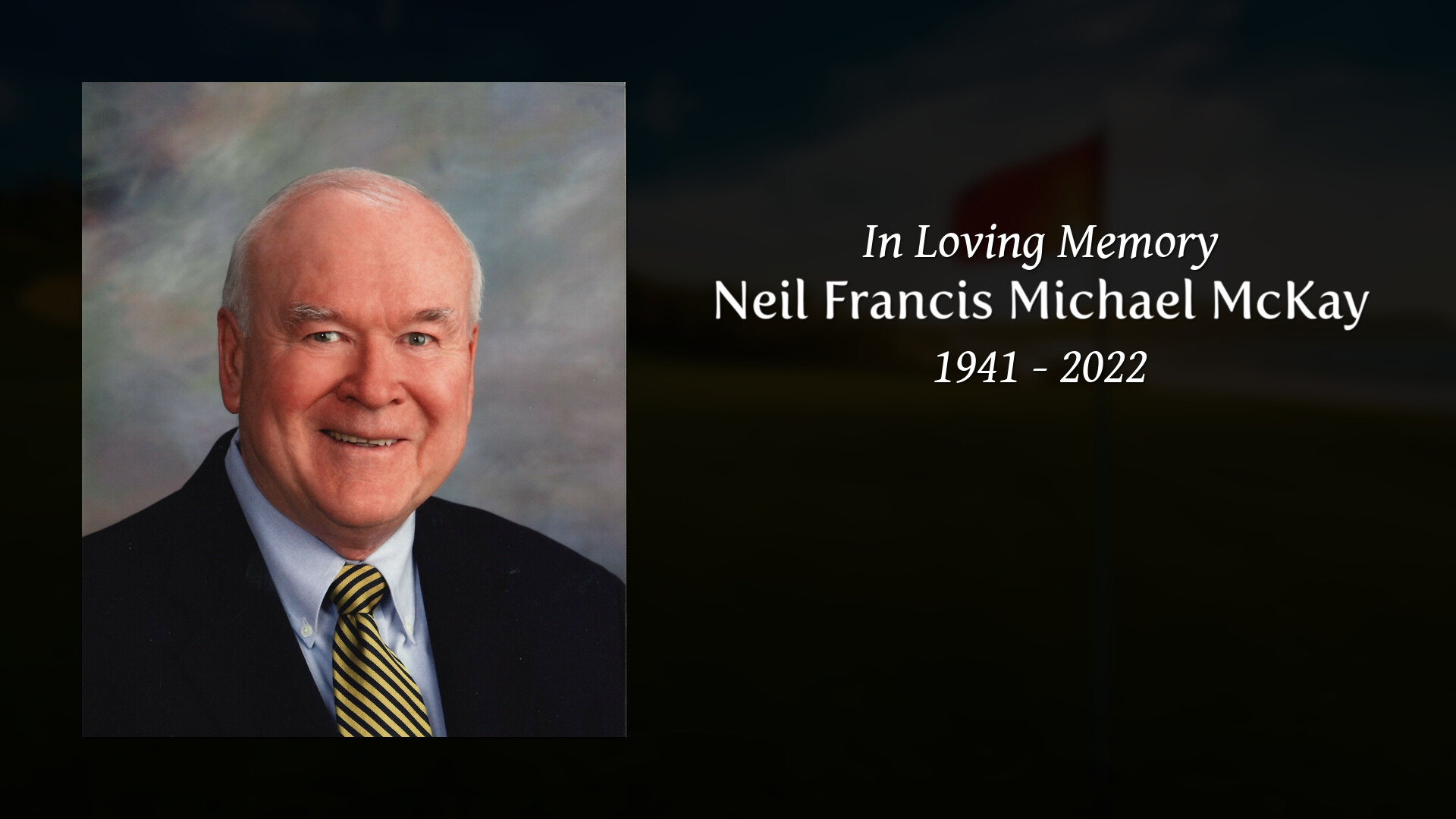 Neil Francis Michael McKay - Tribute Video