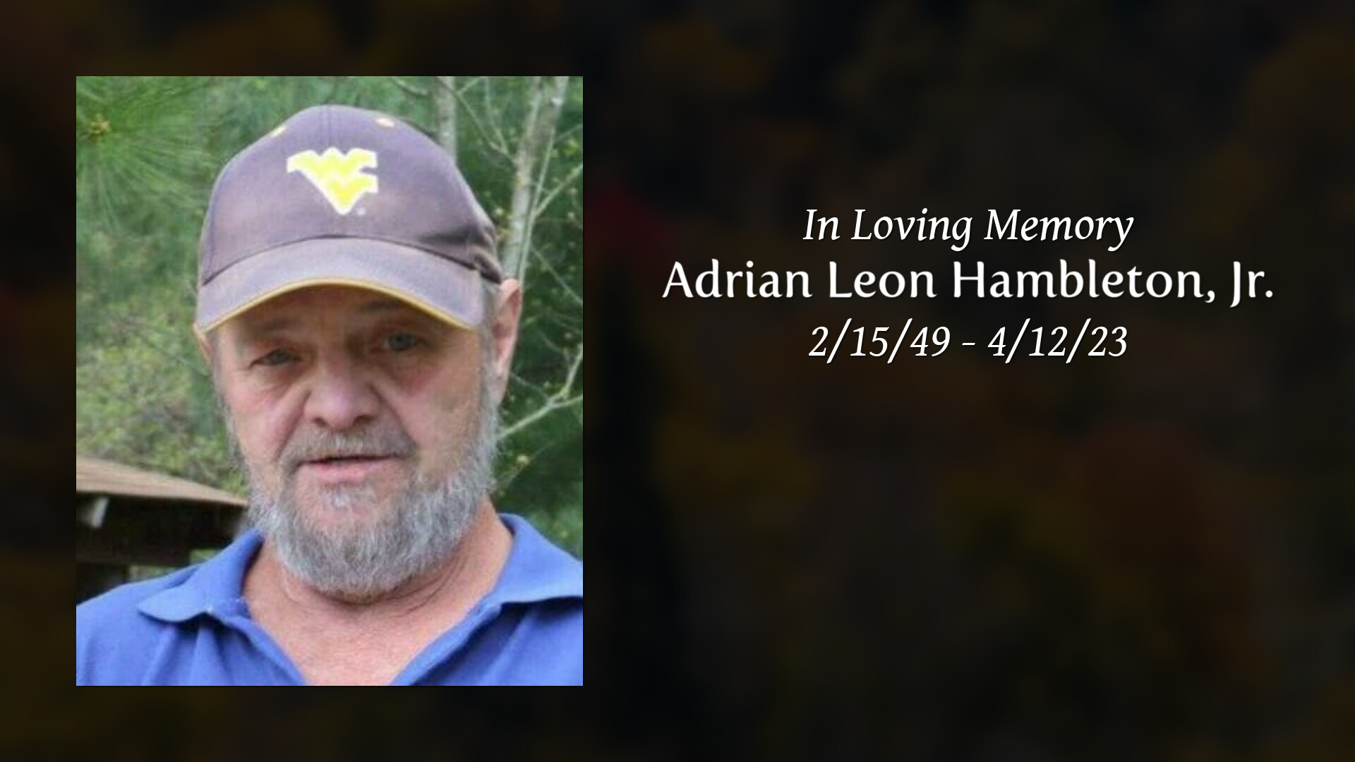 Adrian Leon Hambleton, Jr. - Tribute Video