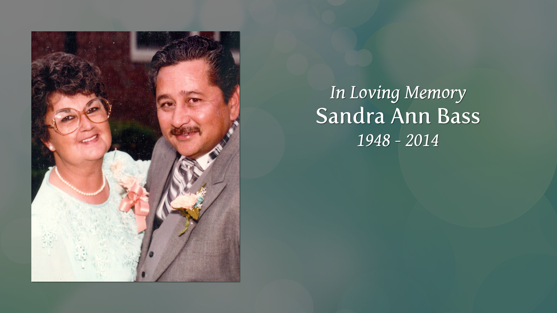 Sandra Ann Bass - Tribute Video