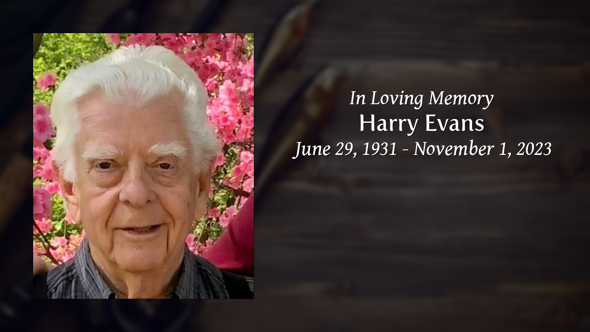 Harry Evans - Tribute Video