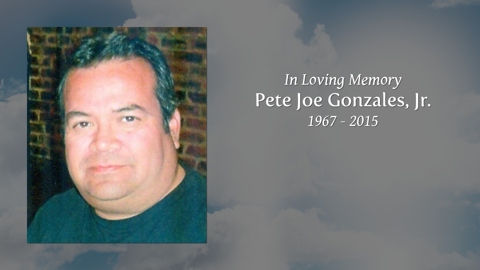 Pete Joe Gonzales, Jr. - Tribute Video