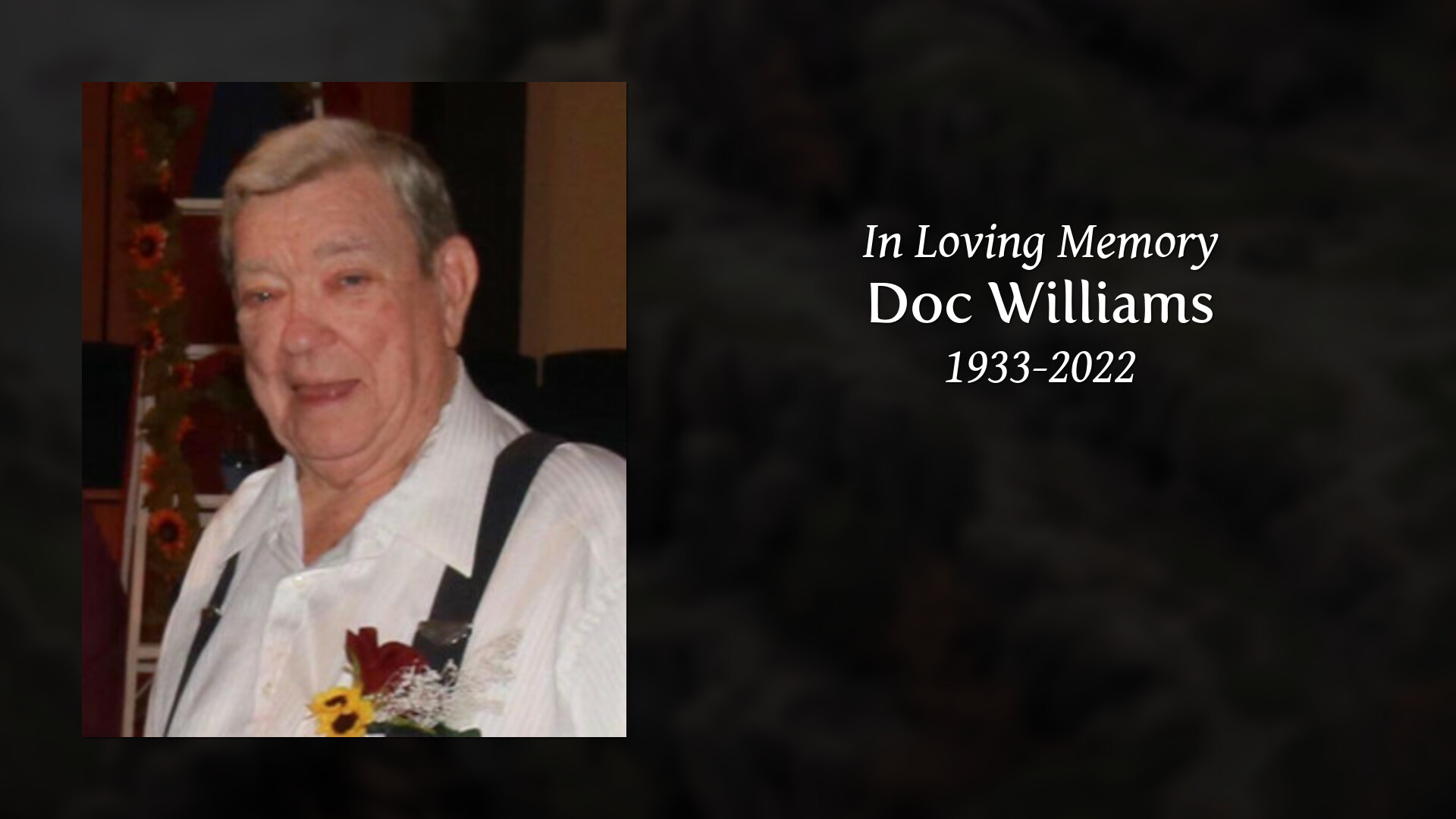 Doc Williams - Tribute Video