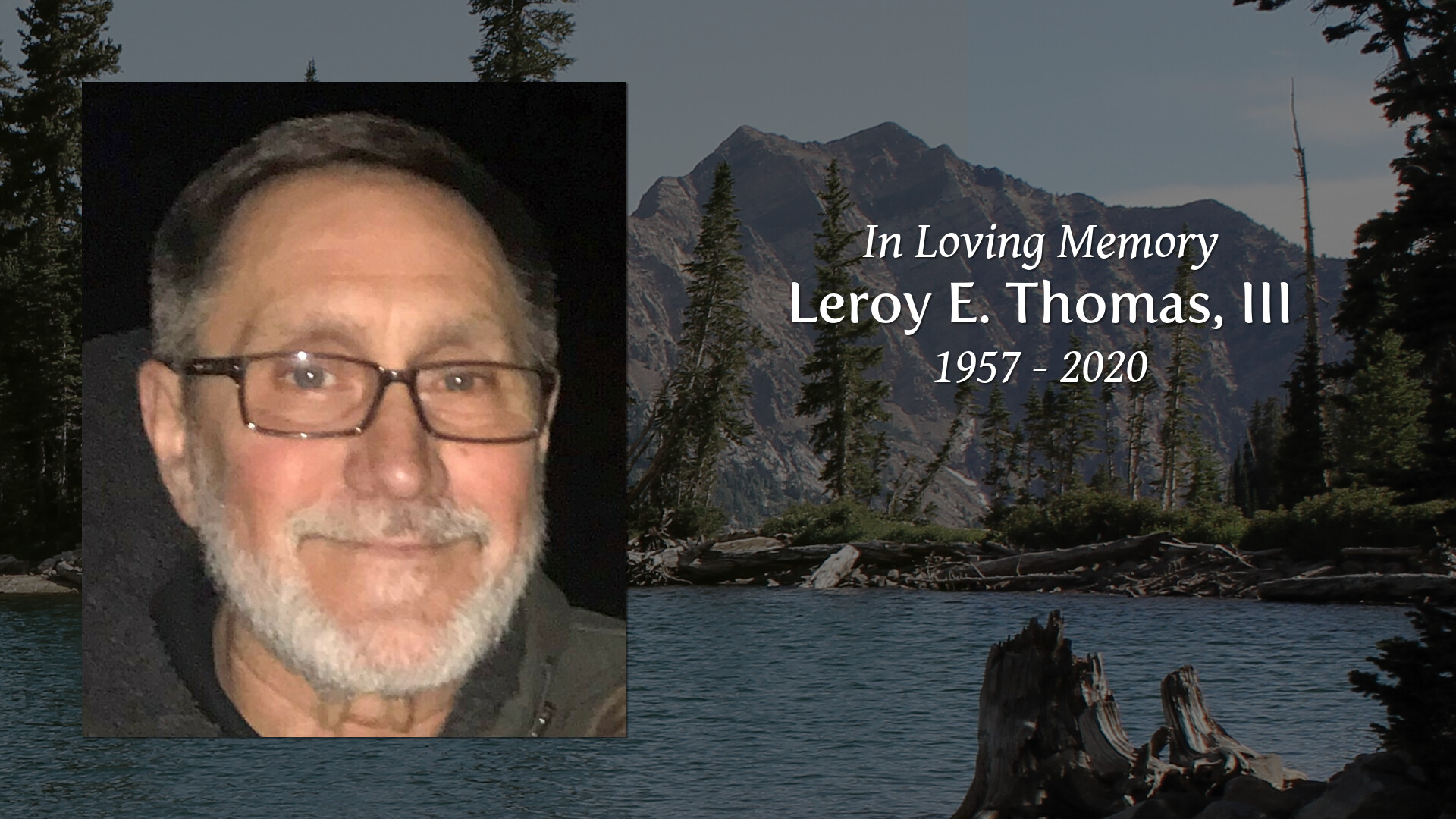 Leroy E. Thomas, III - Tribute Video