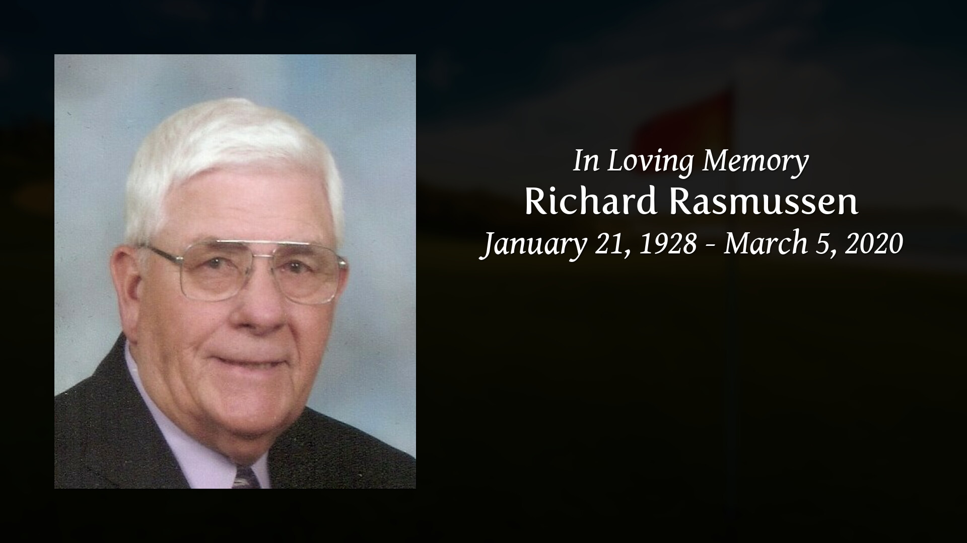 Richard Rasmussen Tribute Video