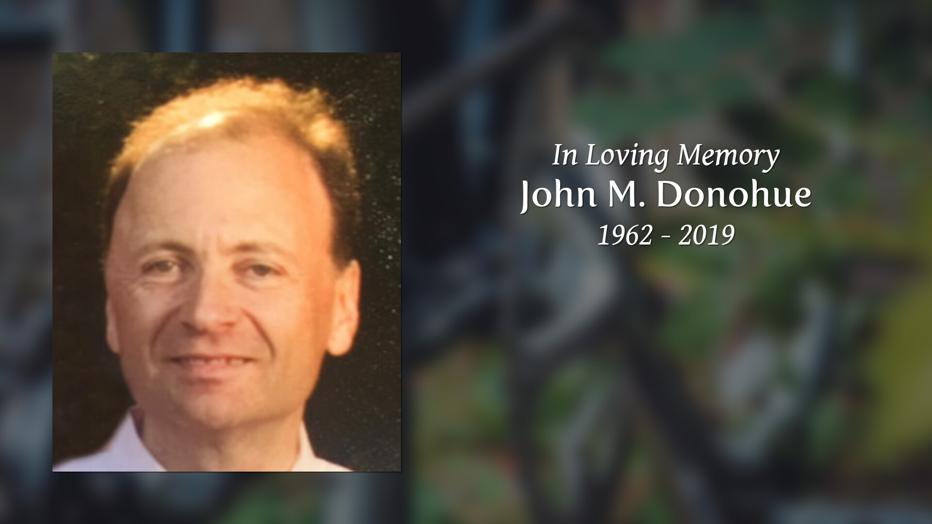 John M. Donohue Tribute Video