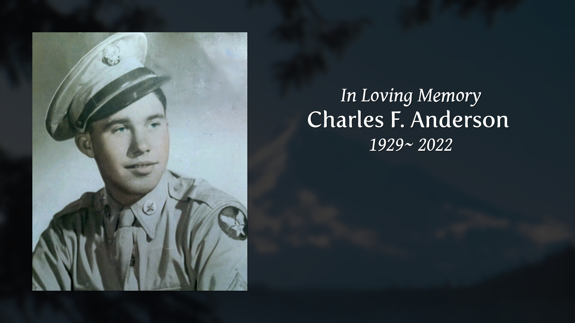 Charles F. Anderson - Tribute Video