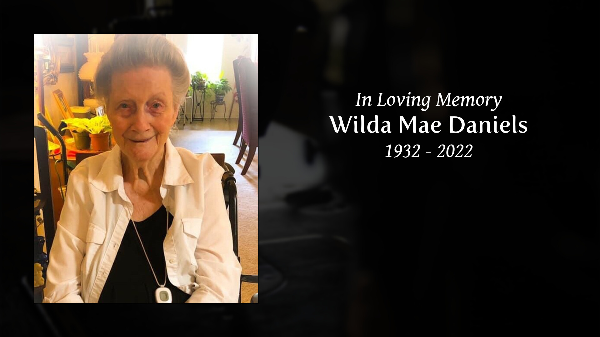 Wilda Mae Daniels - Tribute Video