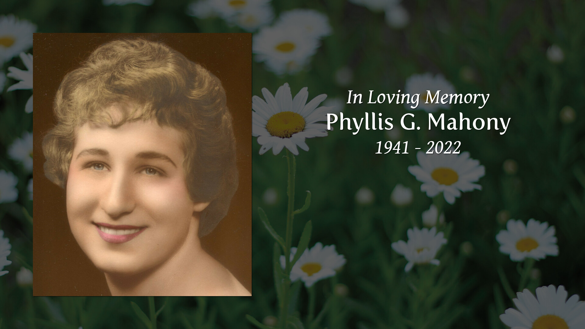 Phyllis G. Mahony - Tribute Video