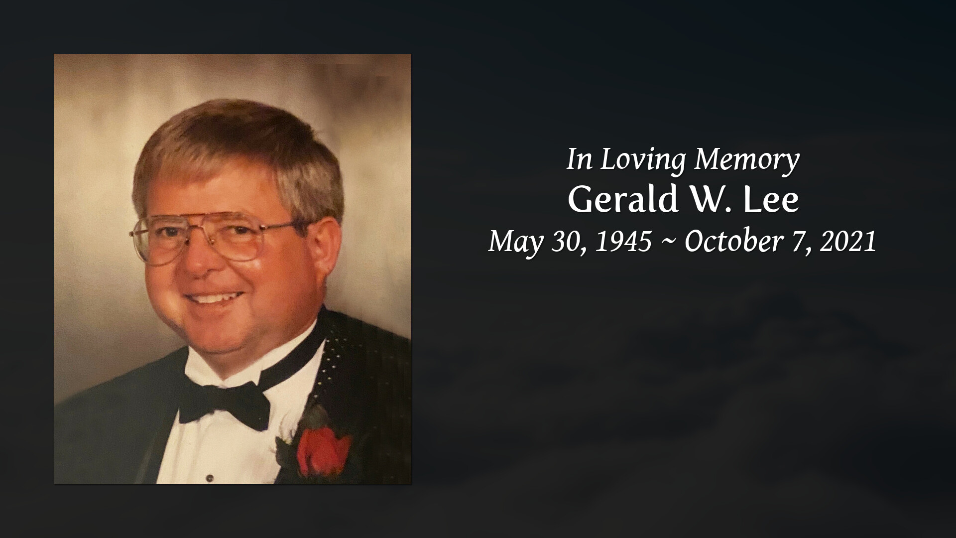 Gerald W. Lee Tribute Video