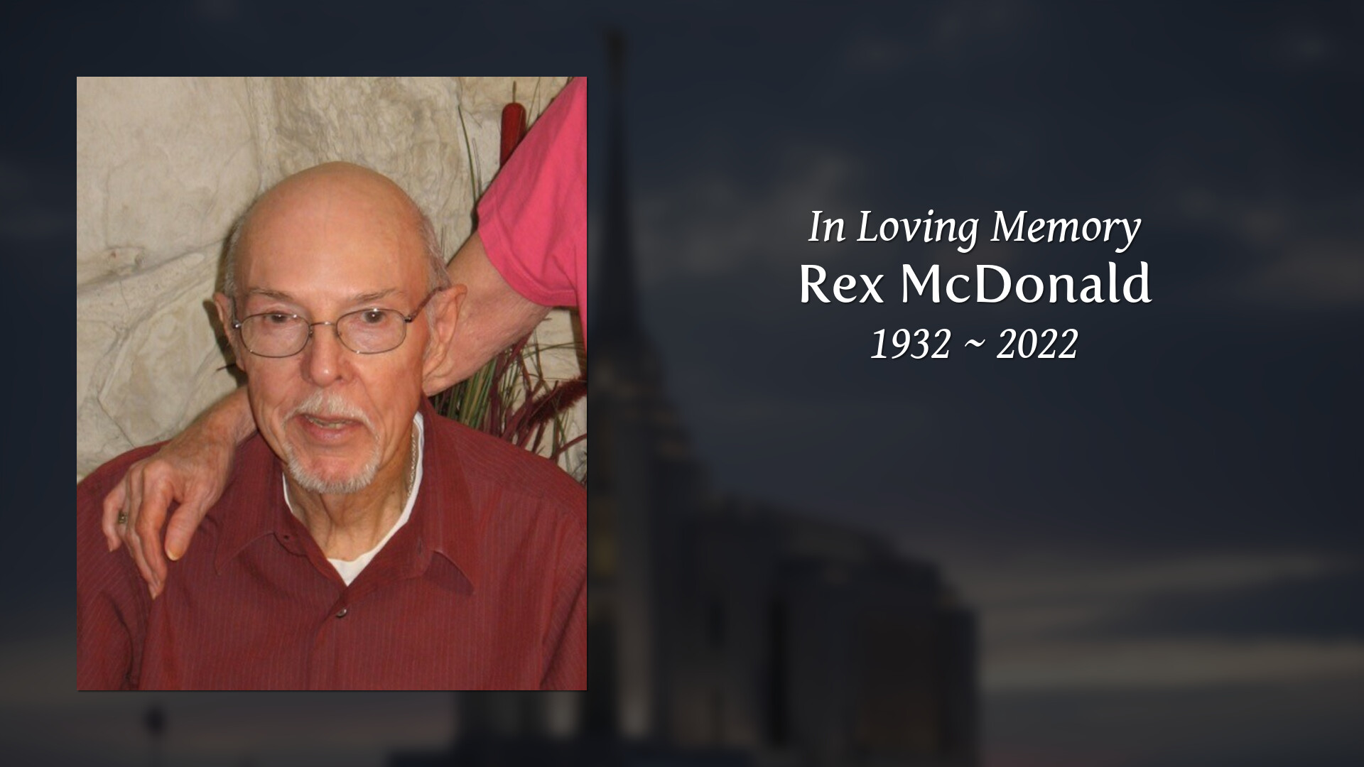 Rex McDonald - Tribute Video