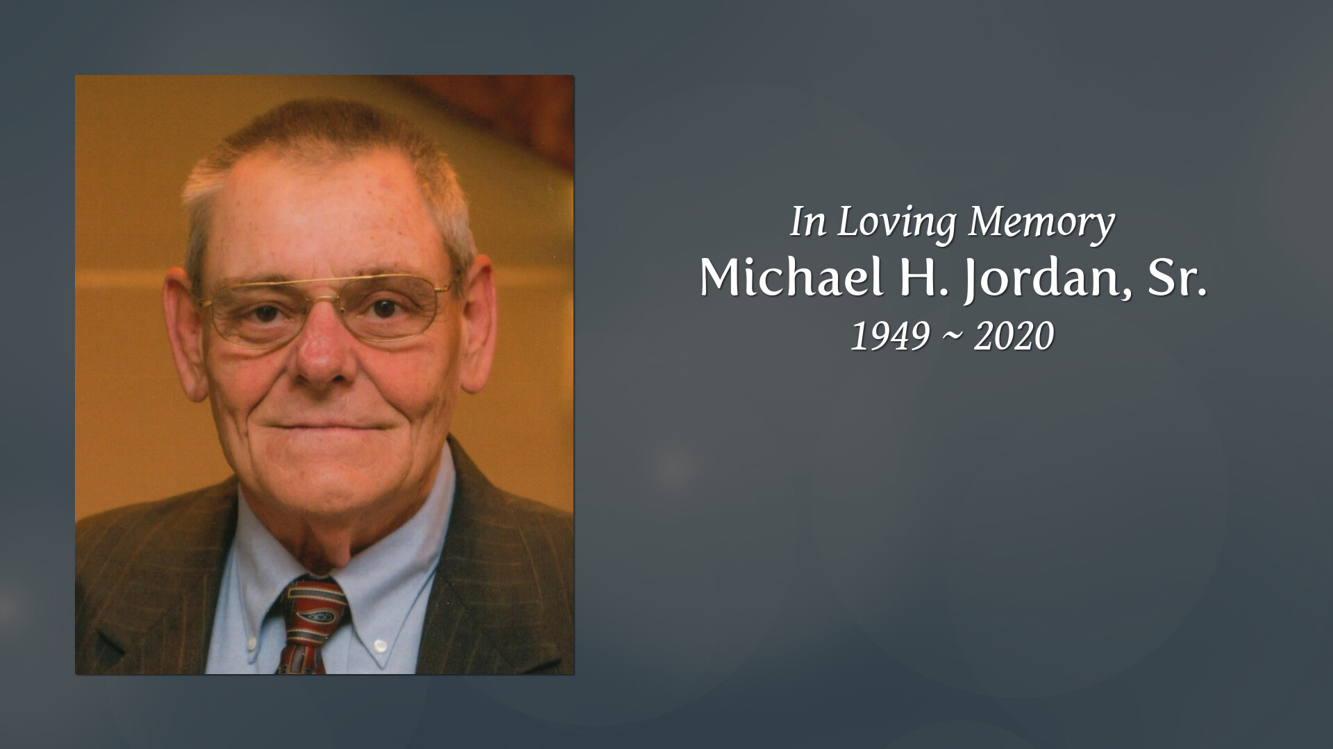 Michael H. Jordan, Sr. - Tribute Video