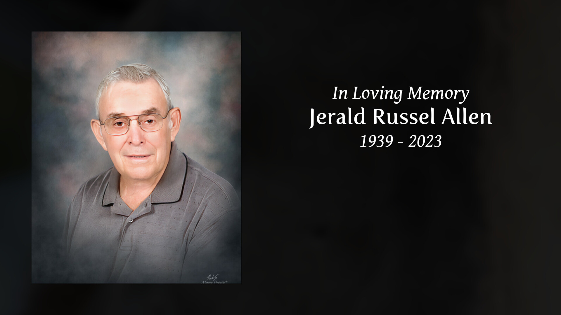 Jerald Russel Allen - Tribute Video