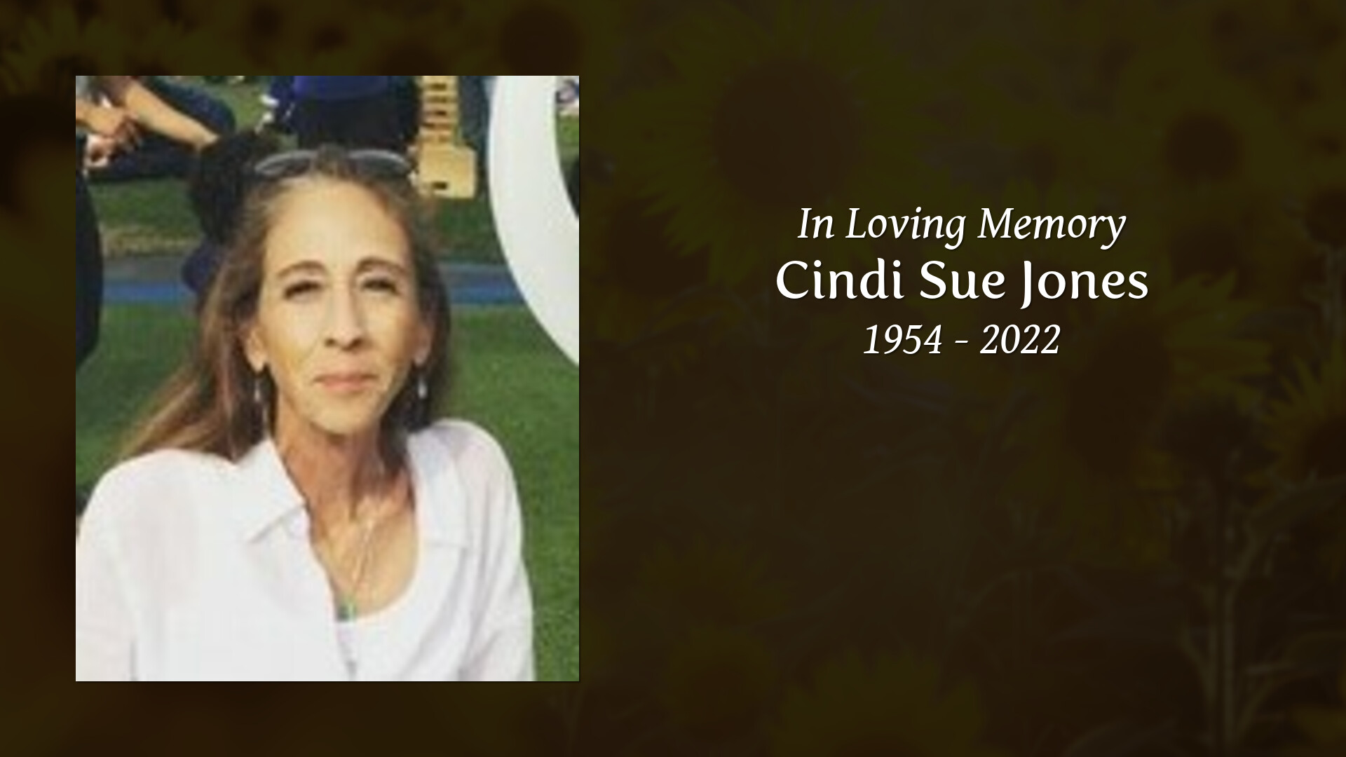 Cindi Sue Jones Tribute Video