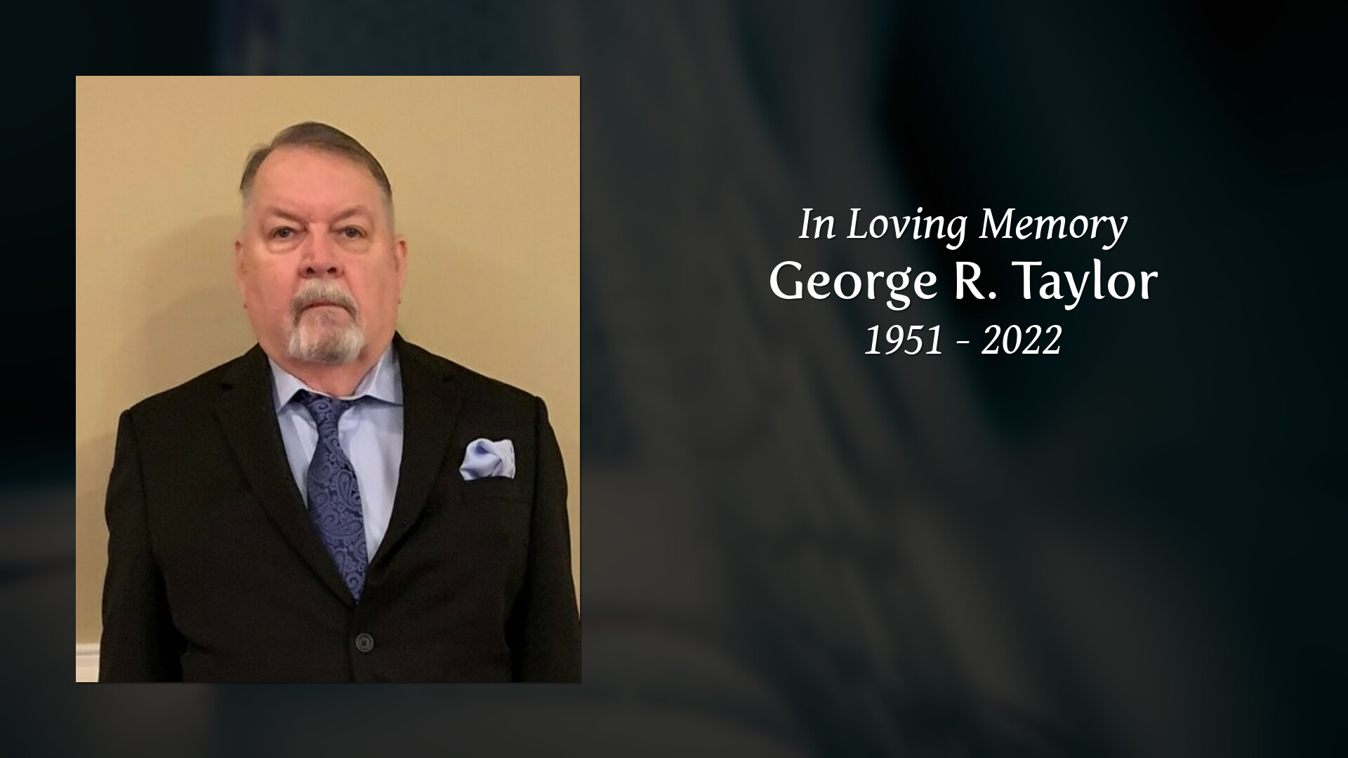 George R. Taylor - Tribute Video