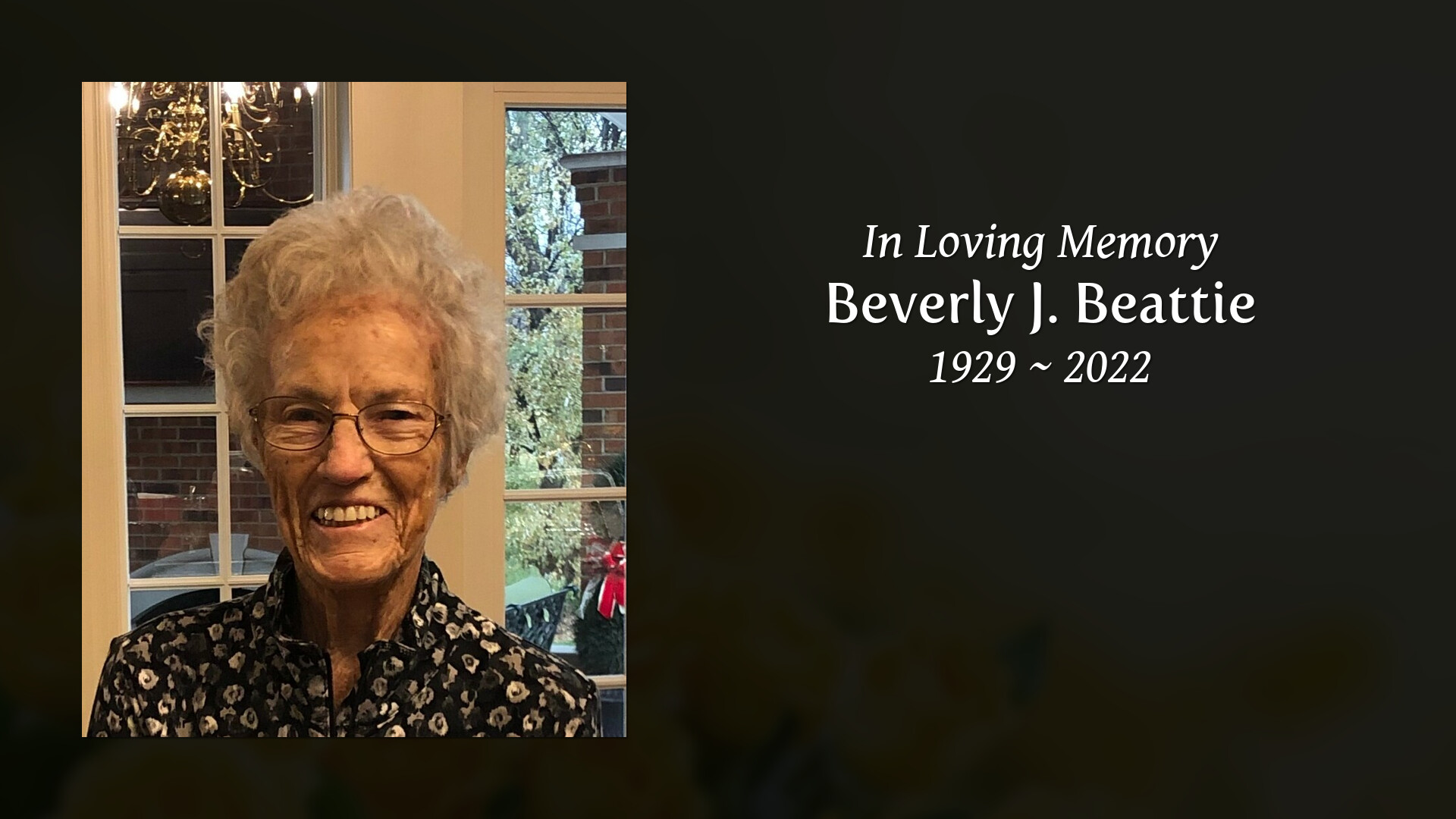 Beverly J. Beattie Tribute Video