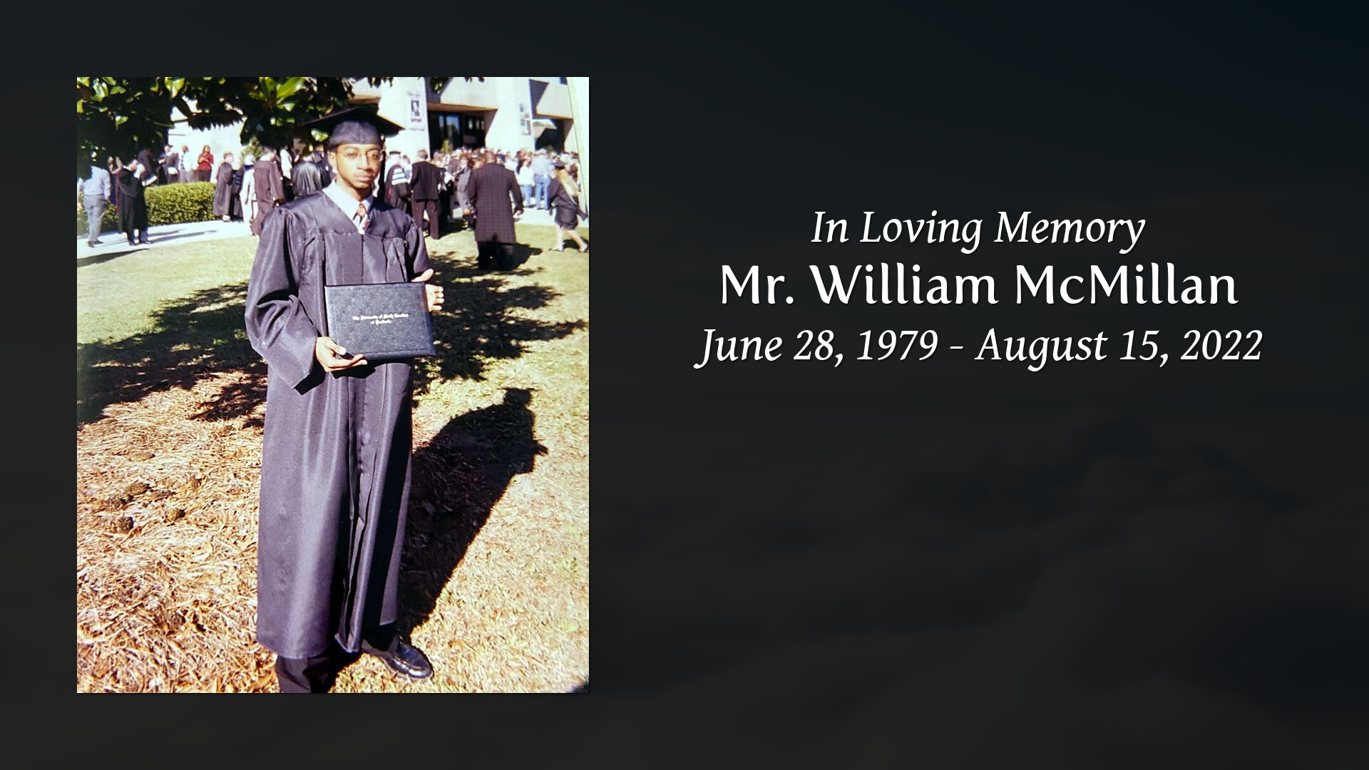 Mr. William McMillan Tribute Video