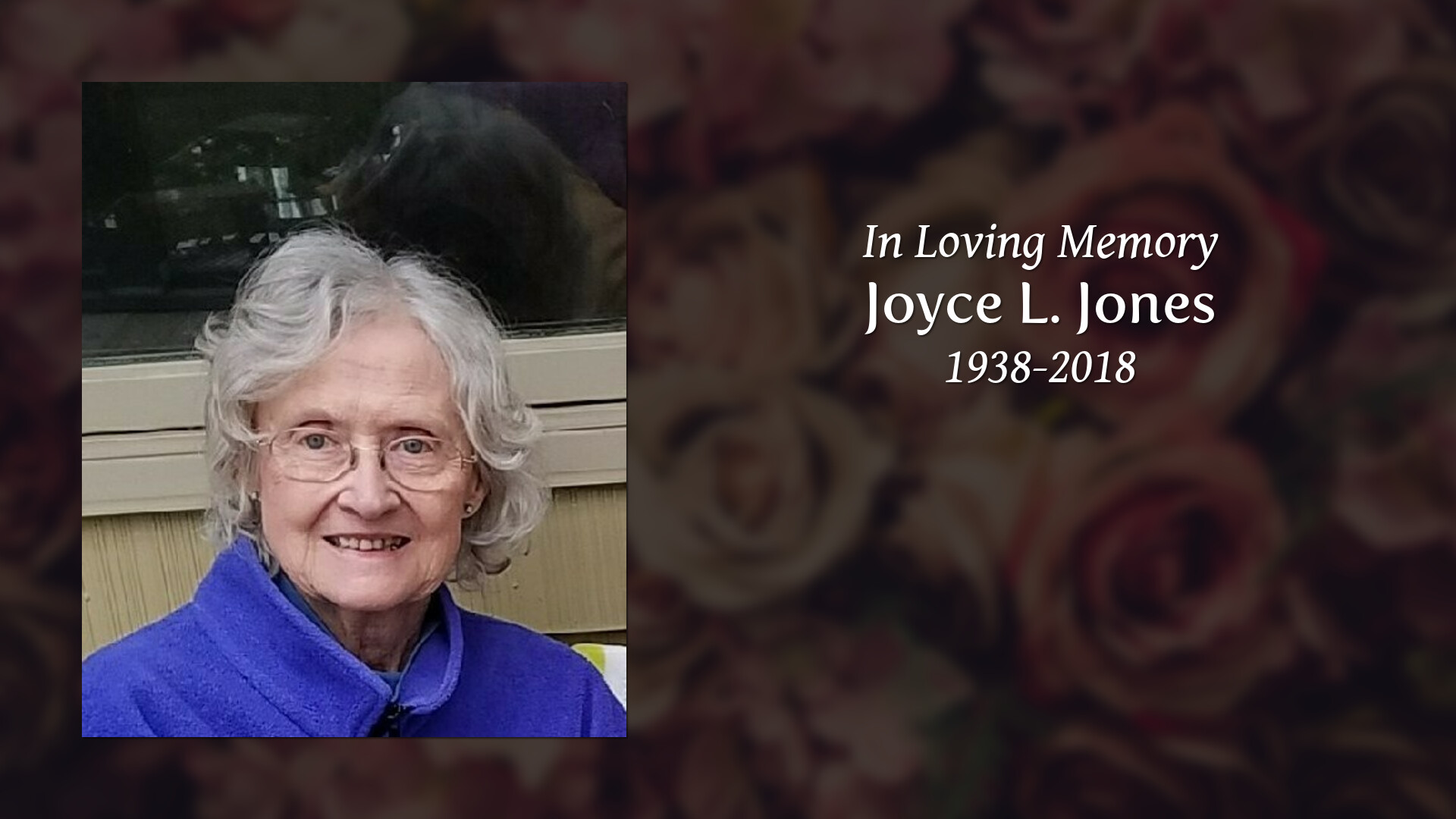 Joyce L. Jones - Tribute Video