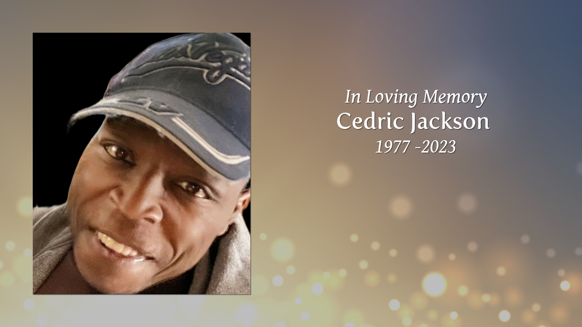 Cedric Jackson - Tribute Video