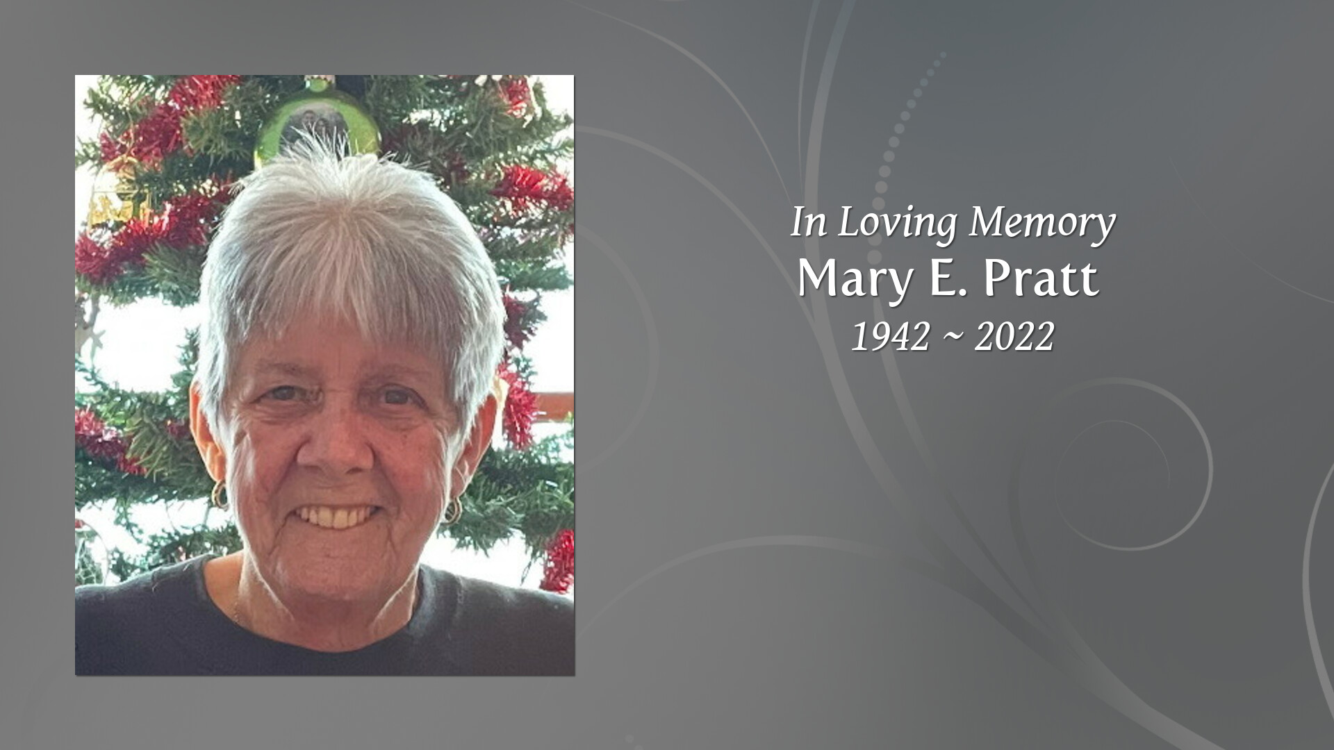 Mary E. Pratt - Tribute Video